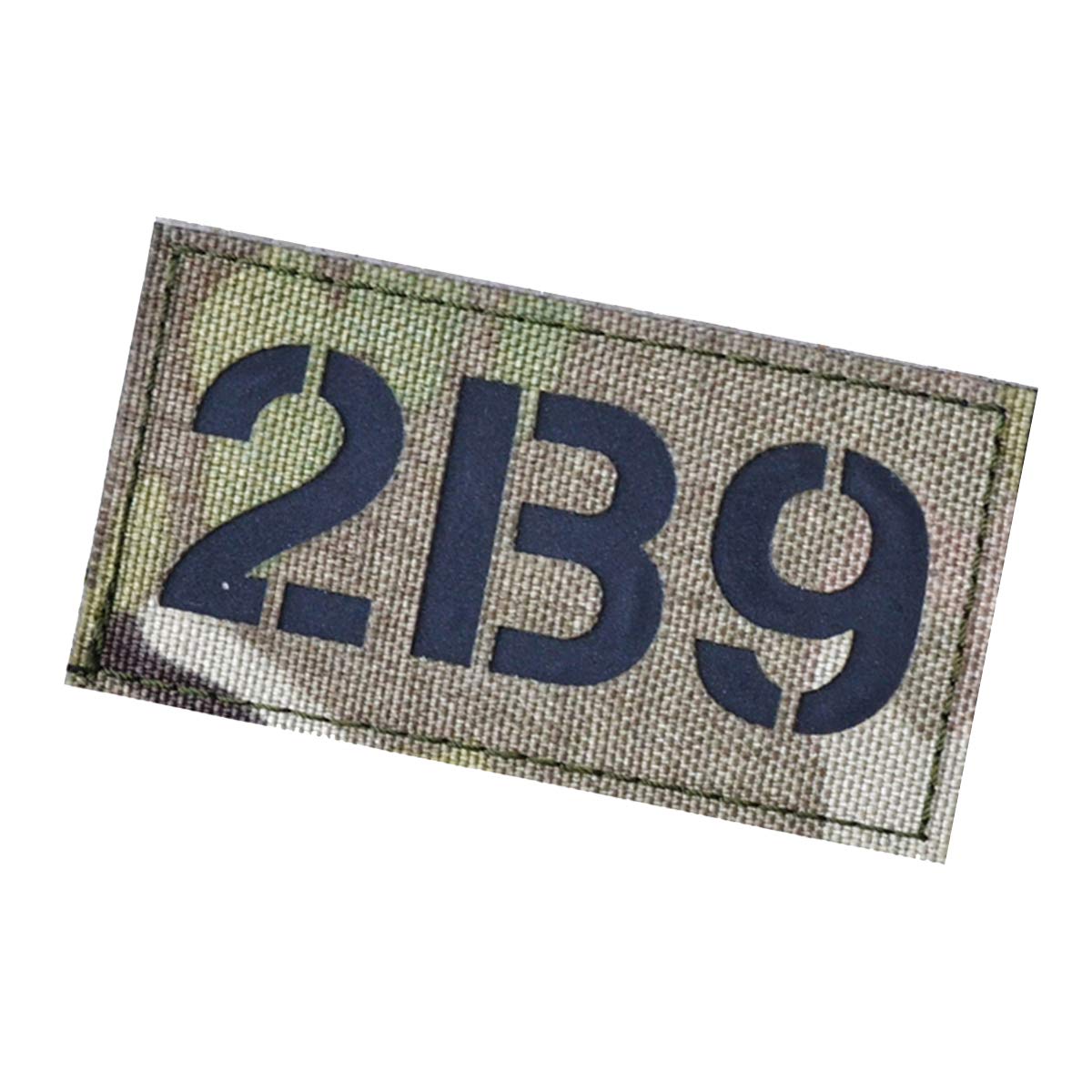 2-Pack Infrared IR Call Sign Reflective Patch,2B9 Customizable Personalized Emblem Military Tactical Patches Armband Badges for Clothing Accessory Backpack - Image 4