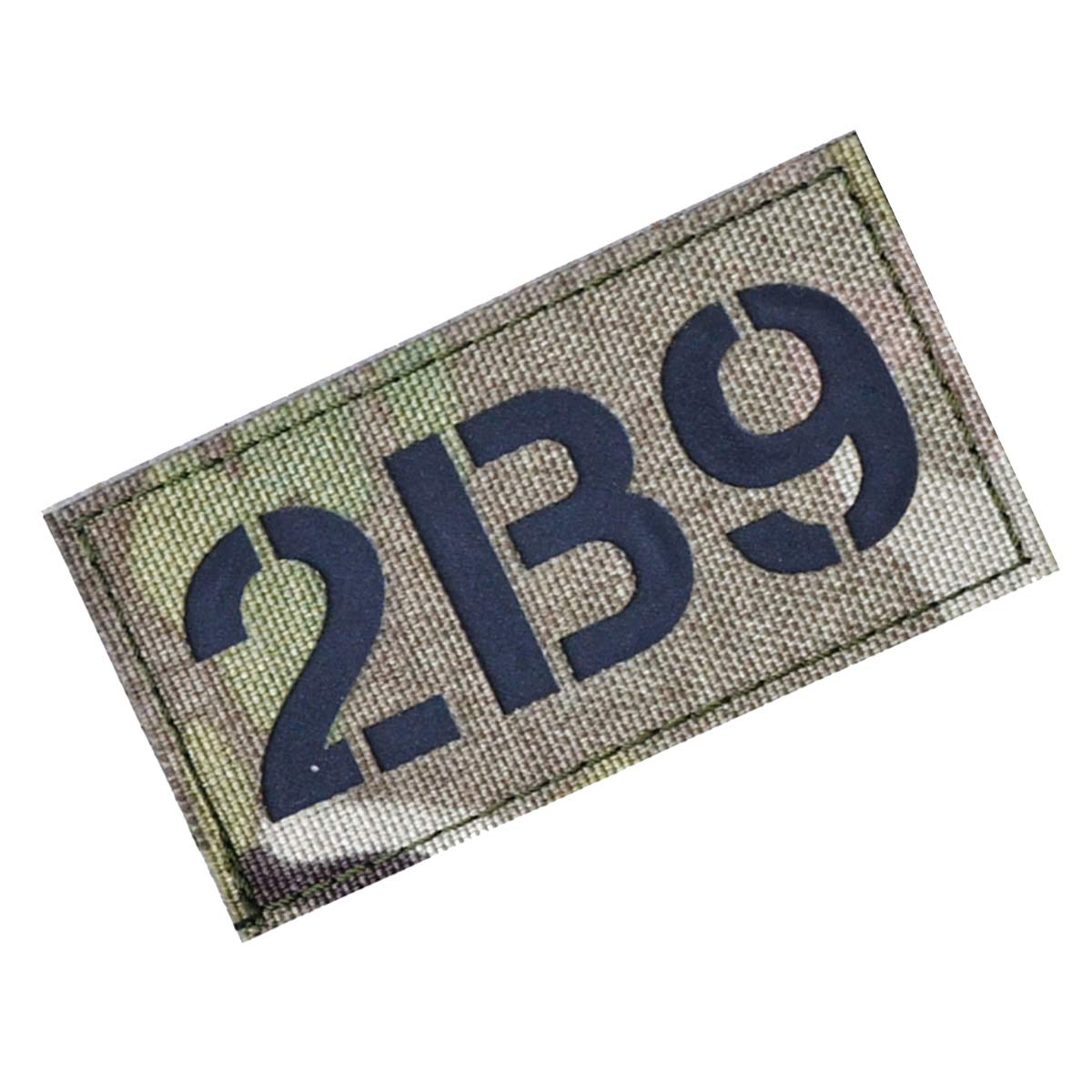 2-Pack Infrared IR Call Sign Reflective Patch,2B9 Customizable Personalized Emblem Military Tactical Patches Armband Badges for Clothing Accessory Backpack - Image 5