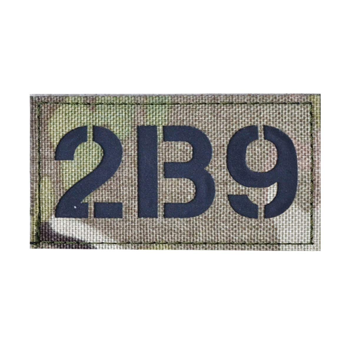 2-Pack Infrared IR Call Sign Reflective Patch,2B9 Customizable Personalized Emblem Military Tactical Patches Armband Badges for Clothing Accessory Backpack - Image 6