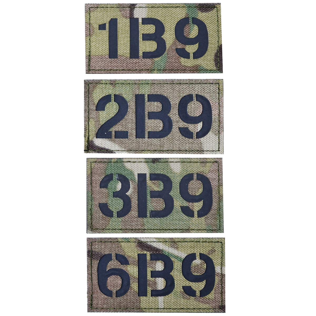 2-Pack Infrared IR Call Sign Reflective Patch,2B9 Customizable Personalized Emblem Military Tactical Patches Armband Badges for Clothing Accessory Backpack - Image 7