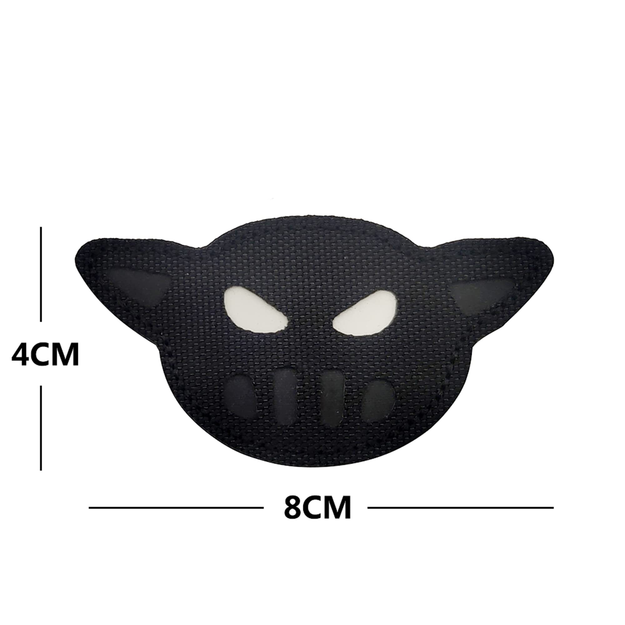 2PCS Black Sheep IR Infrared Reflective Applique Patches Glowing Dark Tactical Military Morale Fabric Patch Decorative Badge - Image 5