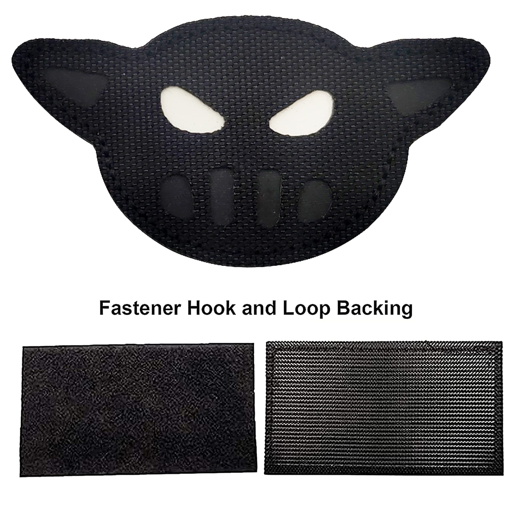 2PCS Black Sheep IR Infrared Reflective Applique Patches Glowing Dark Tactical Military Morale Fabric Patch Decorative Badge - Image 7
