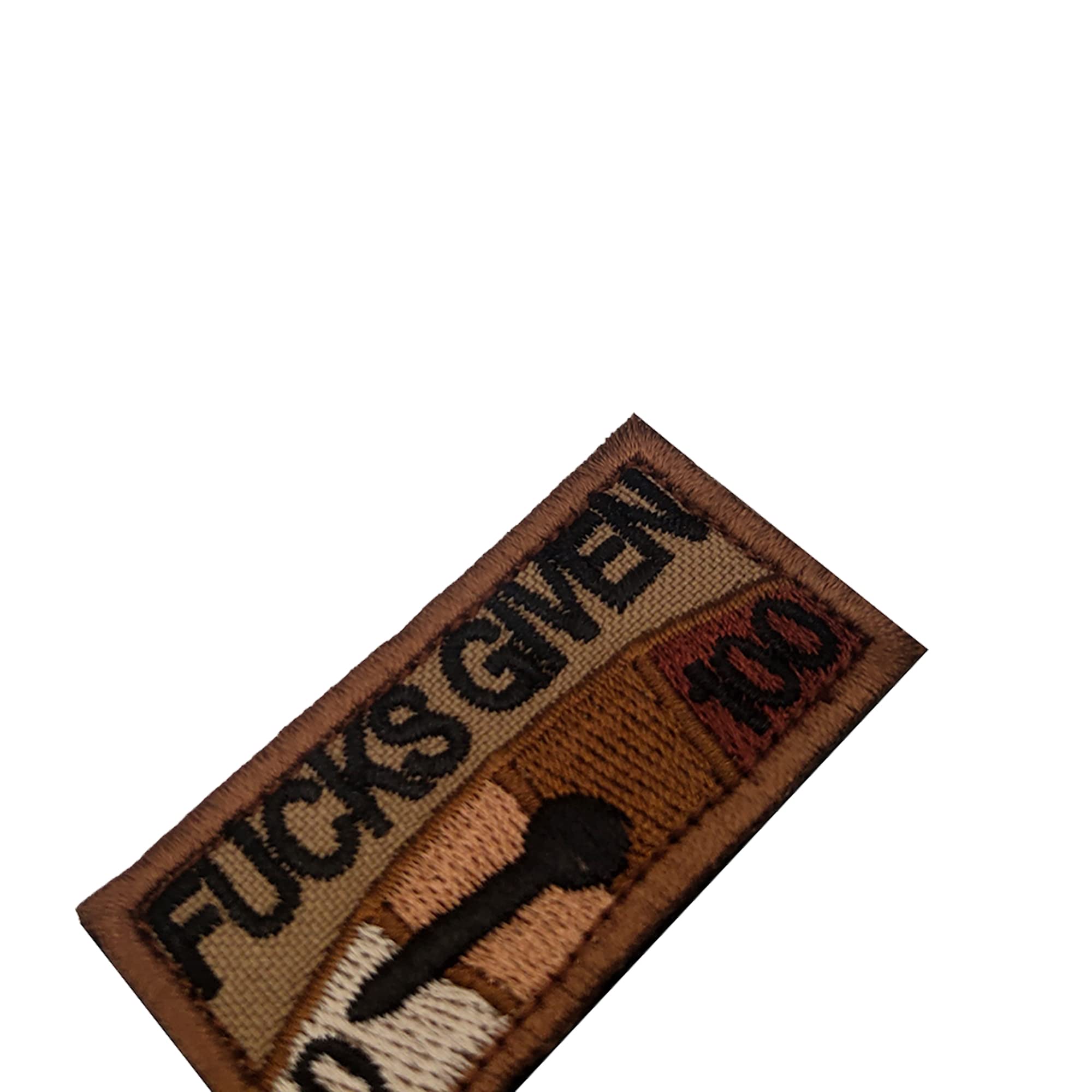 2PCS Fucks Given Embroidered Patch Appliques Clothing Sewing Fabric Patches Tactical Military Emblem Decorative Badges - Image 5