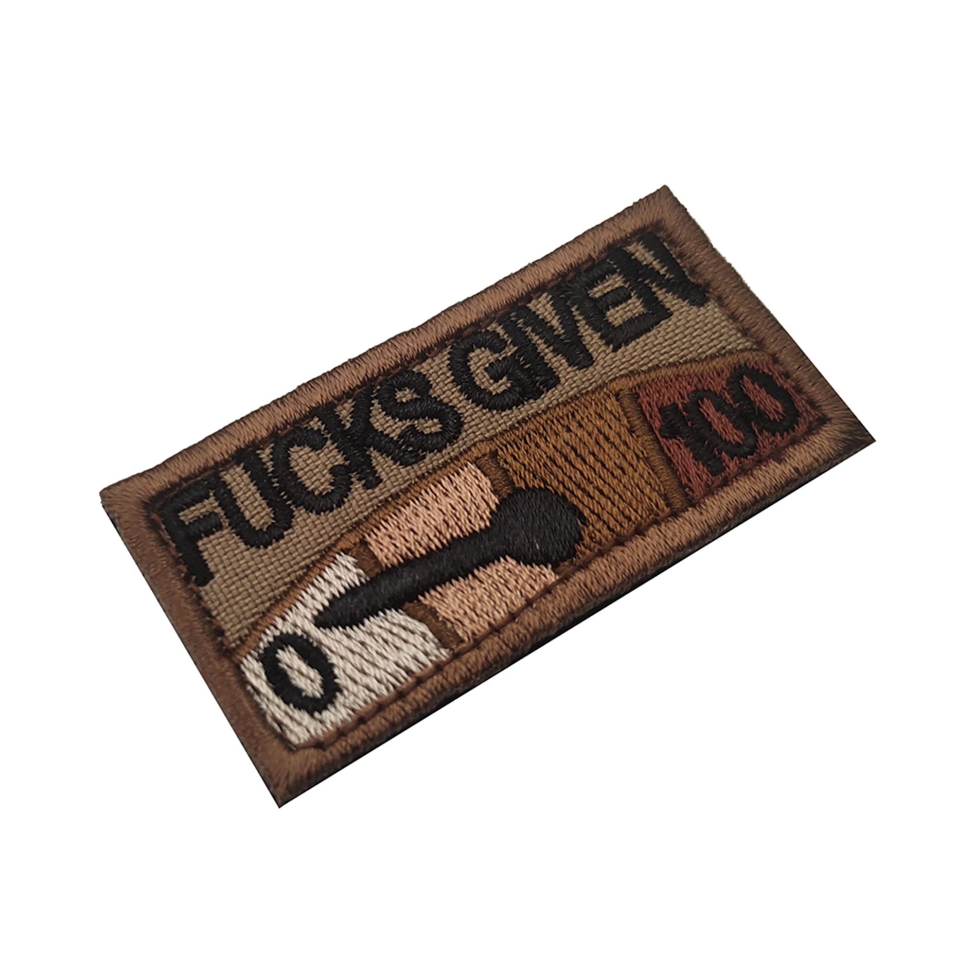 2PCS Fucks Given Embroidered Patch Appliques Clothing Sewing Fabric Patches Tactical Military Emblem Decorative Badges - Image 6