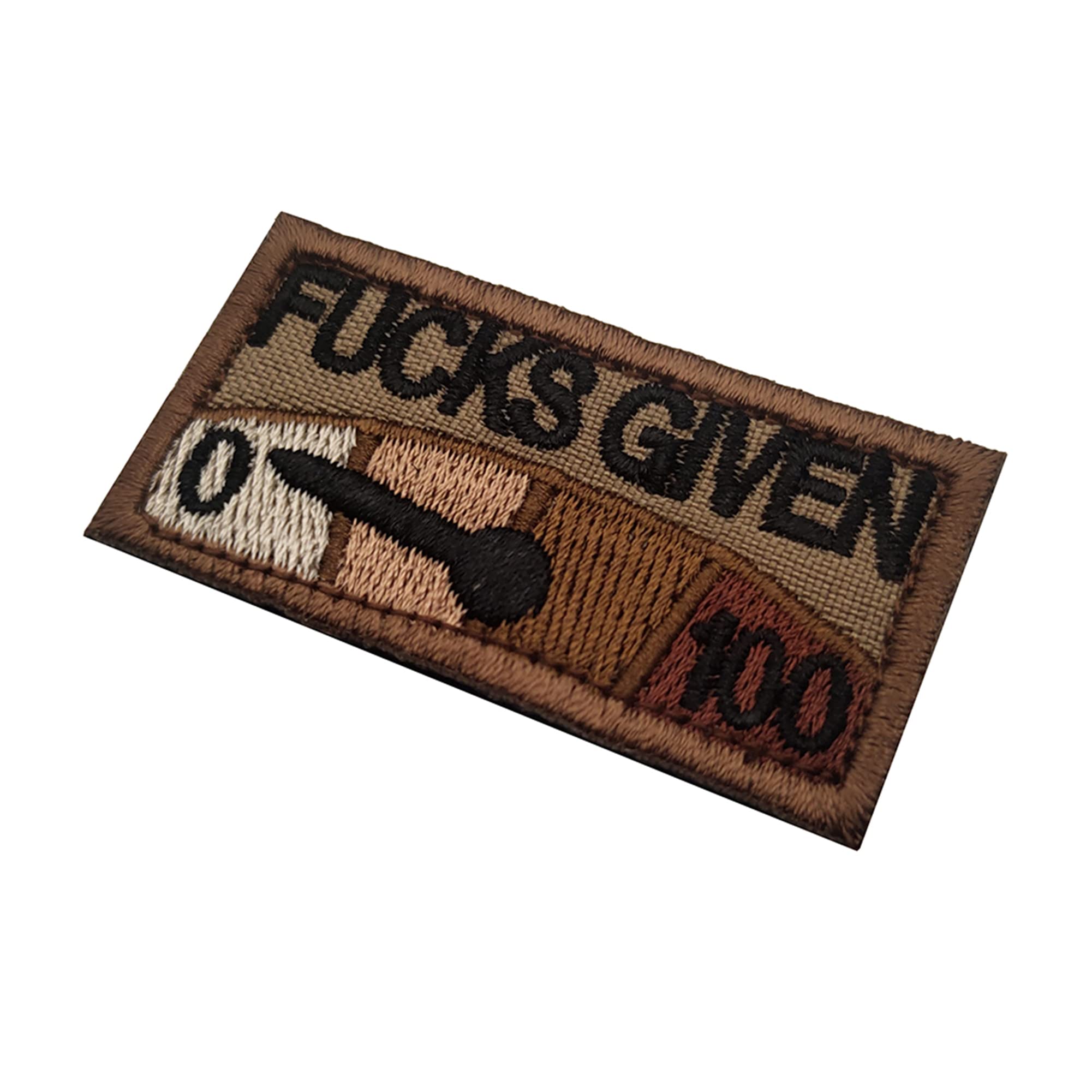 2PCS Fucks Given Embroidered Patch Appliques Clothing Sewing Fabric Patches Tactical Military Emblem Decorative Badges - Image 7