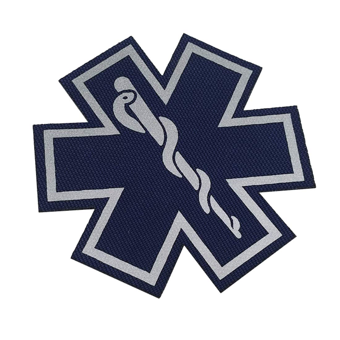 2PCS Reflective Medic Patches with Hook Loop Backing for Clothes 2.76 Inch - Image 5