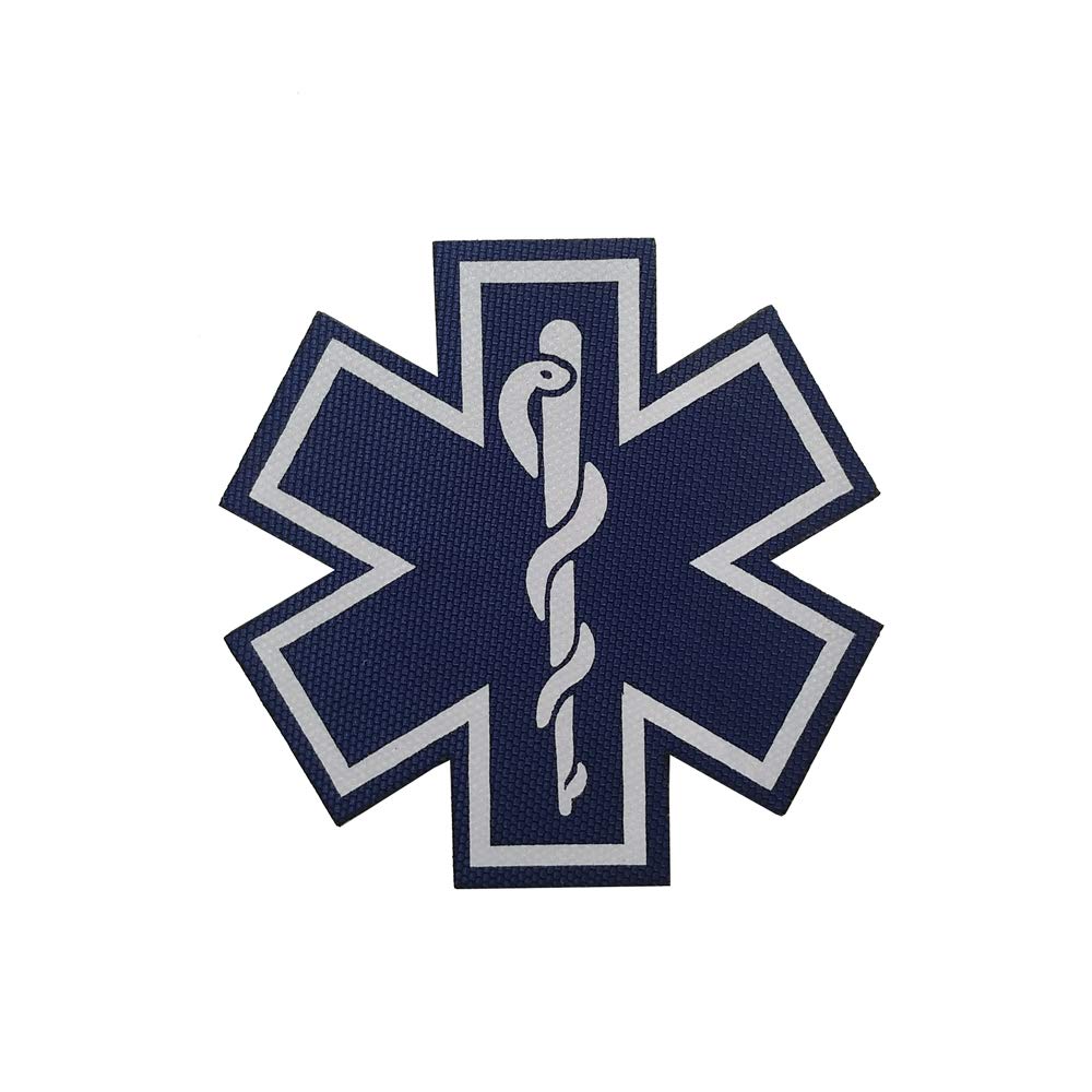2PCS Reflective Medic Patches with Hook Loop Backing for Clothes 2.76 Inch - Image 7