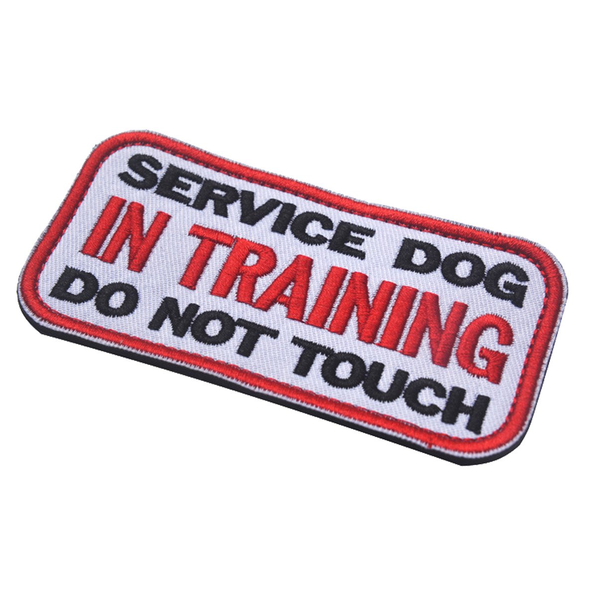 3.94 x 1.96 Inch Service Dog in Training Do Not Touch Dog Patches Tactical Military Badge Emblem Embroidered Fastener Hook Loop Patches Appliques for Harnesses Vests - Image 6