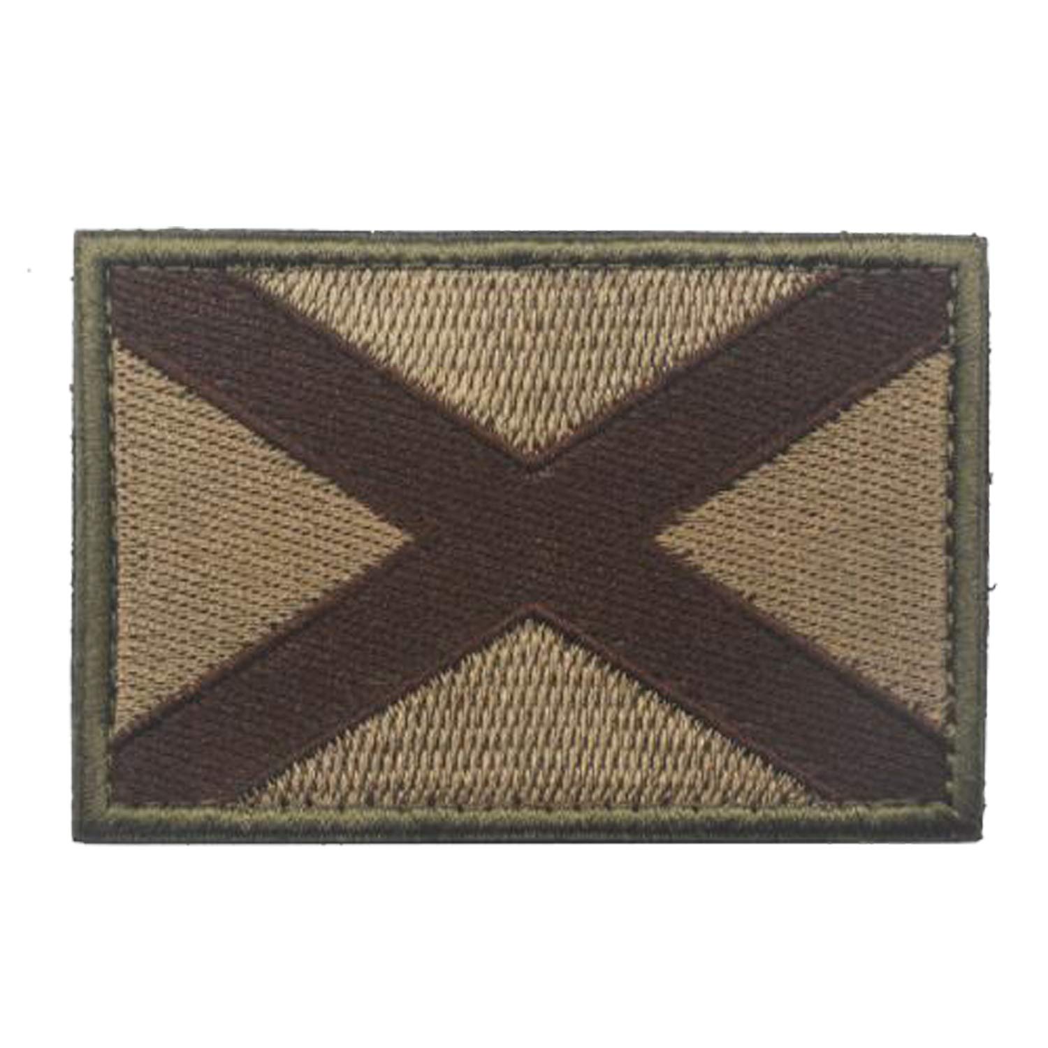 3 Pack Alabama Flag Patch, USA US American Alabama State Flag Embroidered Patches, Fastener Backing Hook and Loop Attach - Emblem Badge Decorative Applique for Military Uniform Tactical Bag Jacket - Image 8
