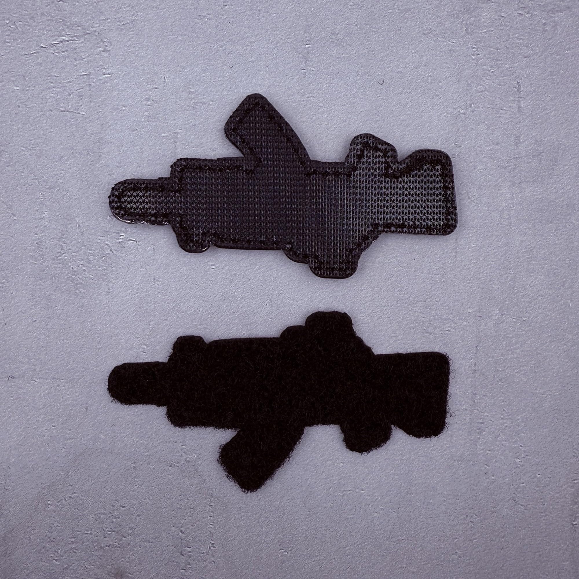 3D PVC Tactical Morale Patches, Q Version Weapon Design, Hook Backing, Rubber Outdoor Bag Badges (Color-e) - Image 2