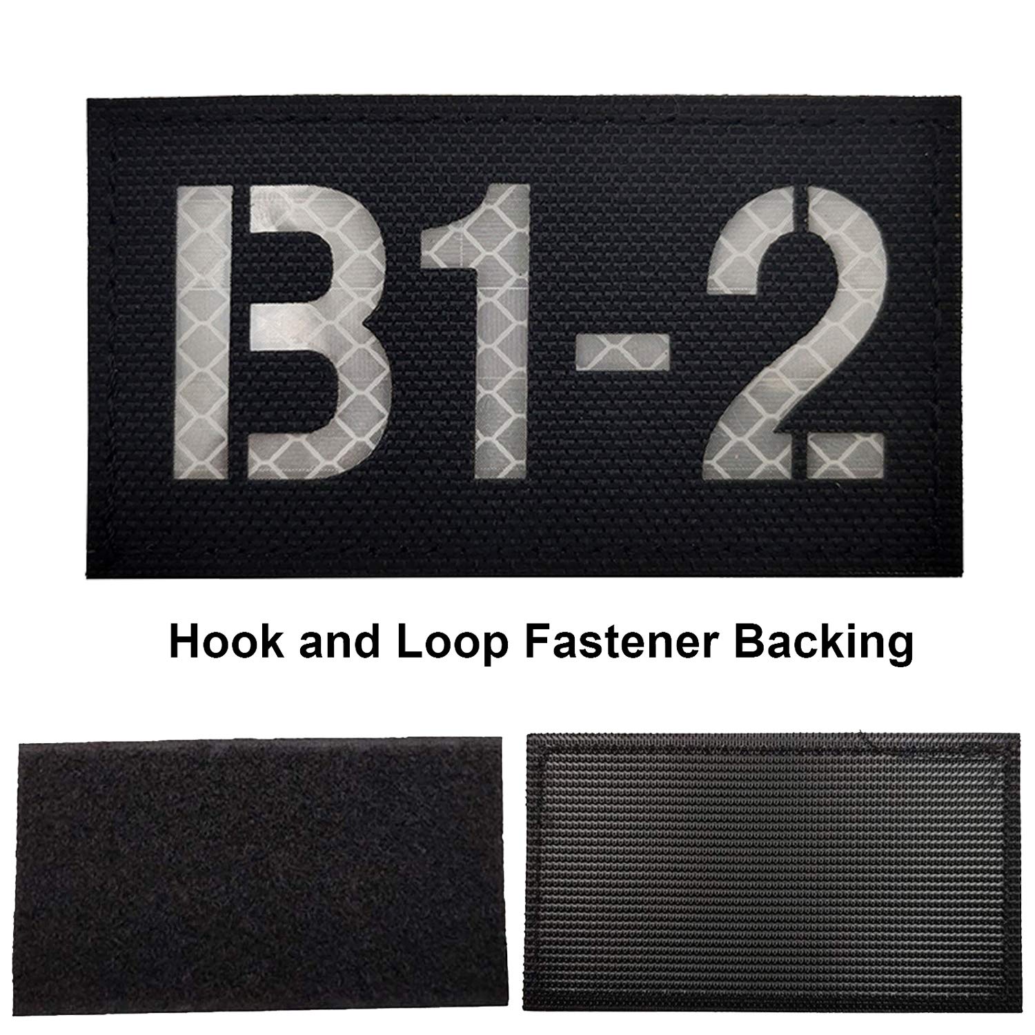 4 Pack Custom Call Sign Infrared Reflective Patches, Tactical Military Badges Appliques with Hook and Loop Fastener Backing - Image 5