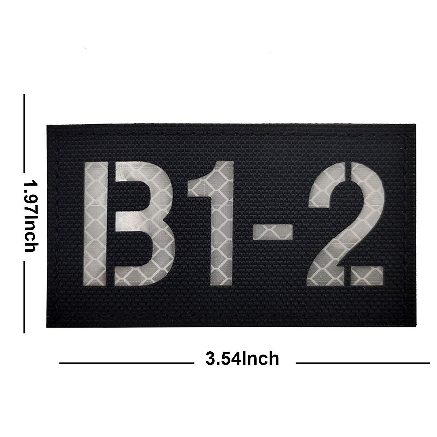 4 Pack Custom Call Sign Infrared Reflective Patches, Tactical Military Badges Appliques with Hook and Loop Fastener Backing - Image 6