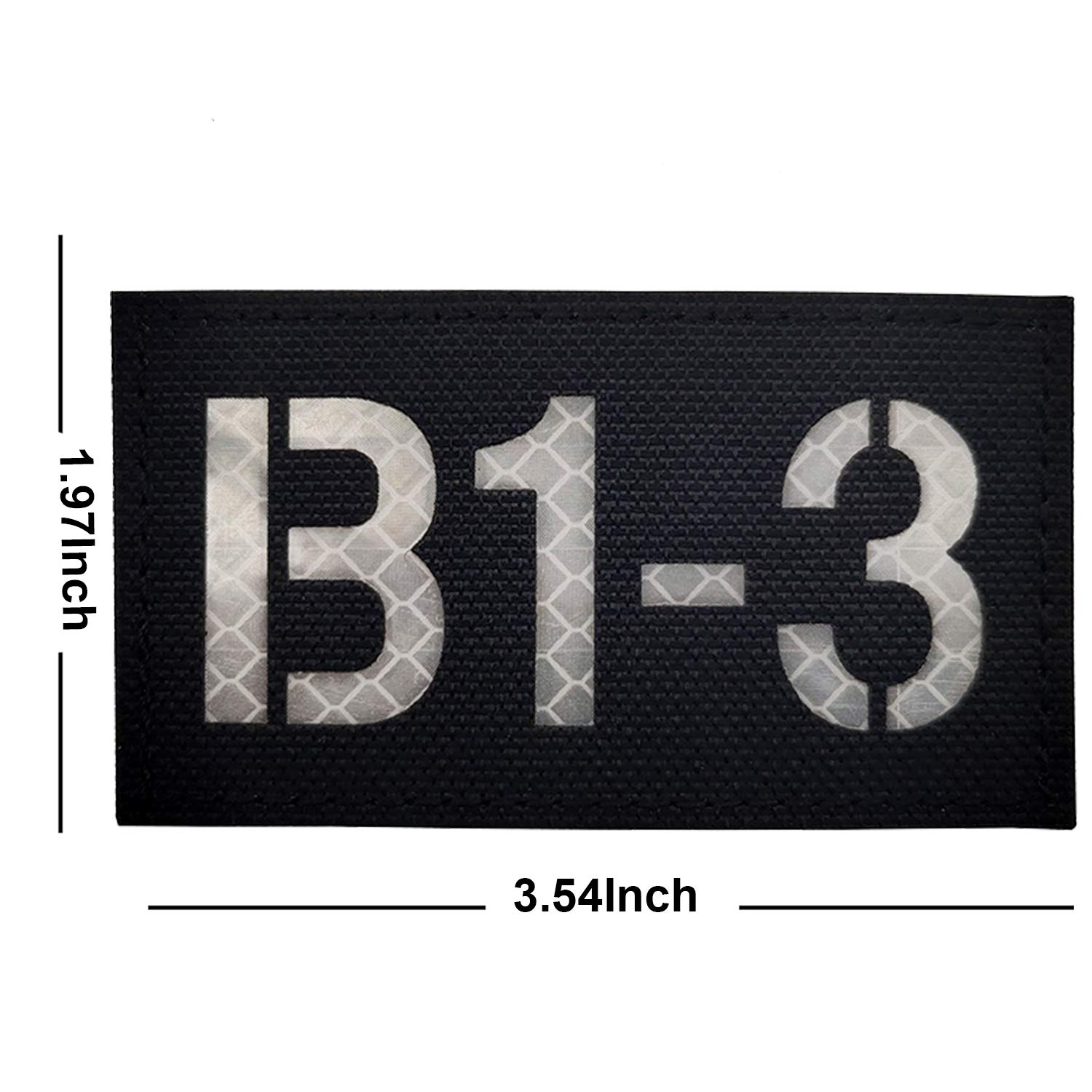 4 Pack Custom Call Sign Infrared Reflective Patches, Tactical Military Badges Appliques with Hook and Loop Fastener Backing - Image 7