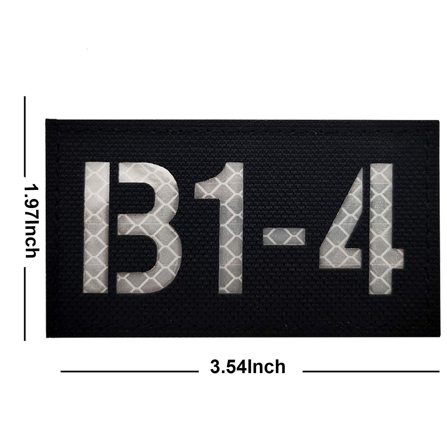 4 Pack Custom Call Sign Infrared Reflective Patches, Tactical Military Badges Appliques with Hook and Loop Fastener Backing - Image 8