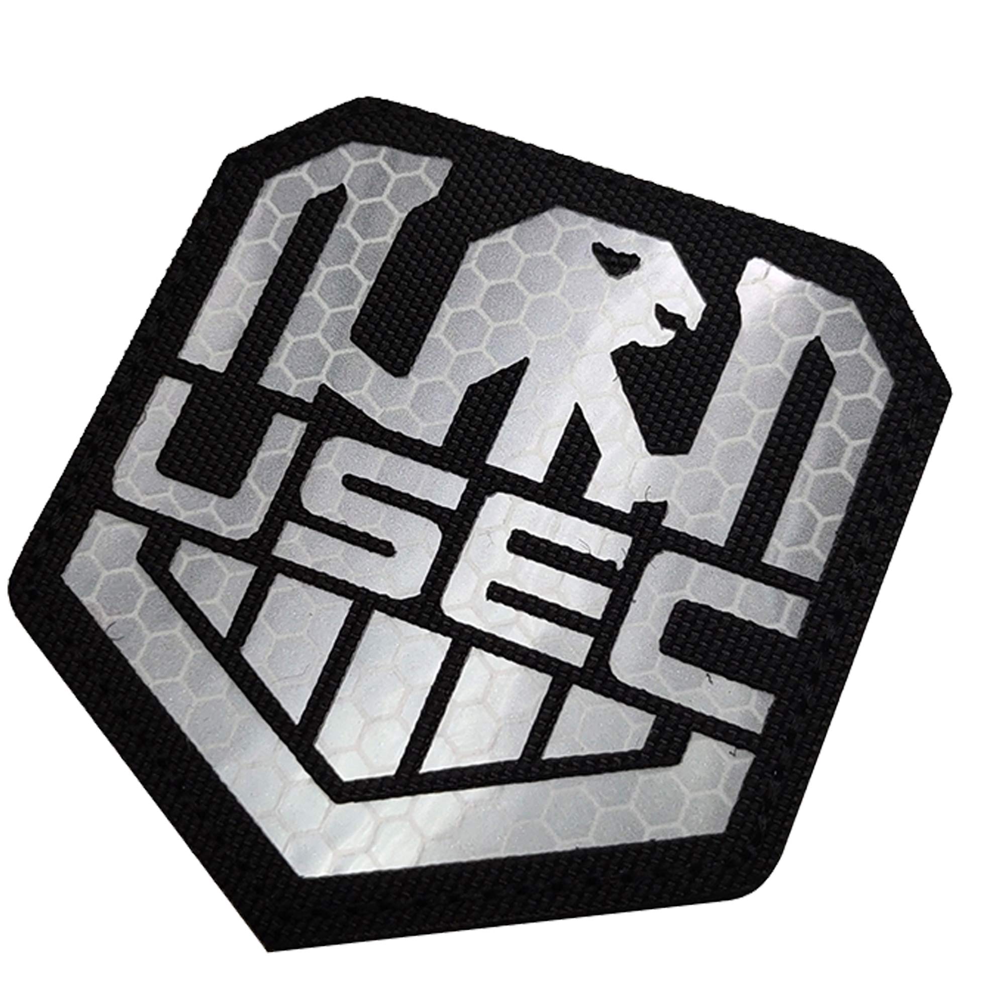 4 Pack Russia Escape from Tarkov Bear USEC IR Infrared Reflective Patch - Tactical Military Badges Decorative Appliques - Hook and Loop Fastener Backing - Image 8