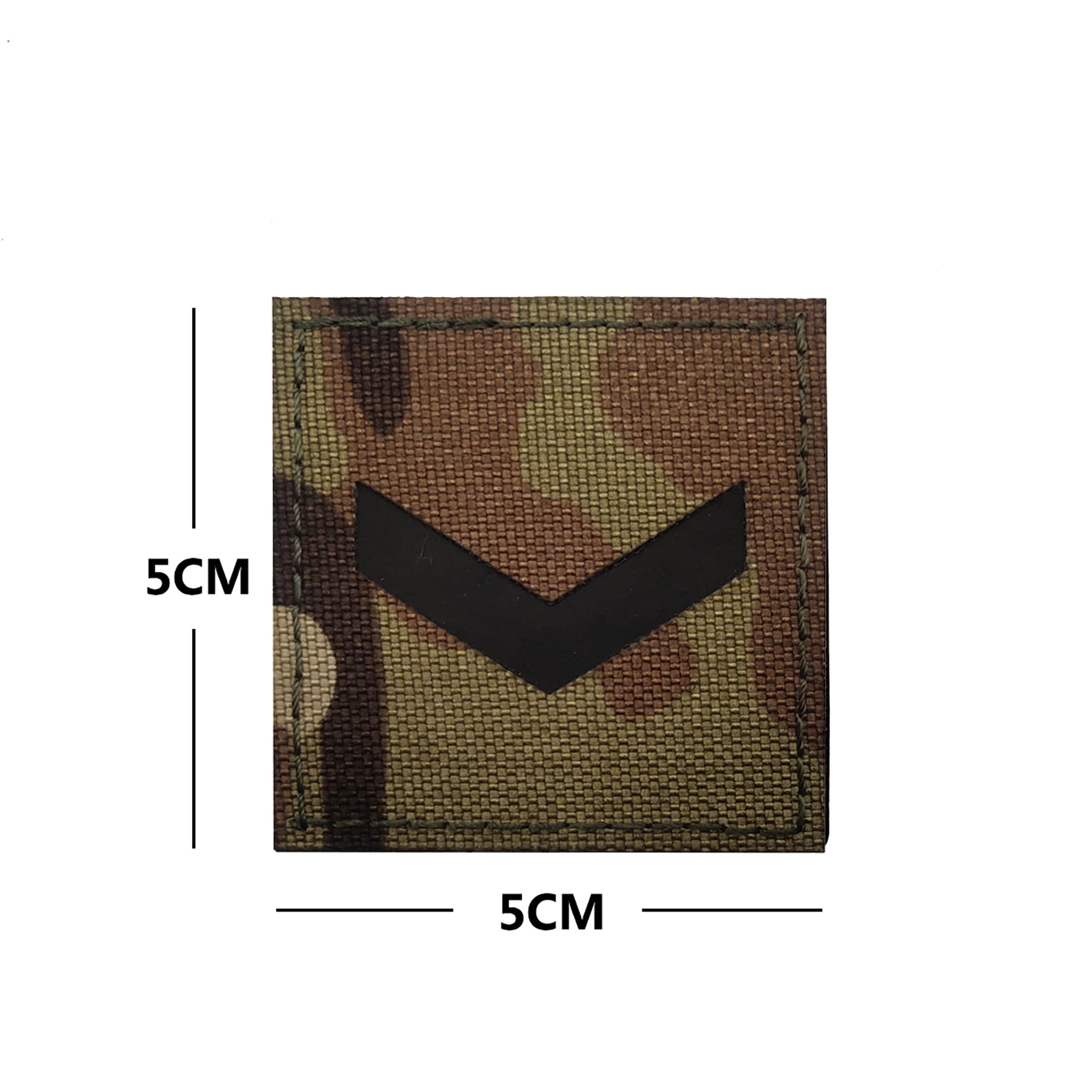 6 Pack Infrared Reflective Patch American Flag Army Rank 101st Airborne Division Applique Patches Tactical Emblem Military Morale Badges - Image 5
