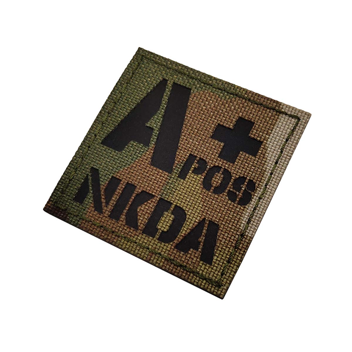A Positive Blood Type Patch, A POS A+ NKDA Infrared Reflective Medical Patches, Hook and Loop Fastener Backing - 1.97 x 1.97 Inch - Bundle of 3 Pieces - No Known Drug Allergies - Image 5