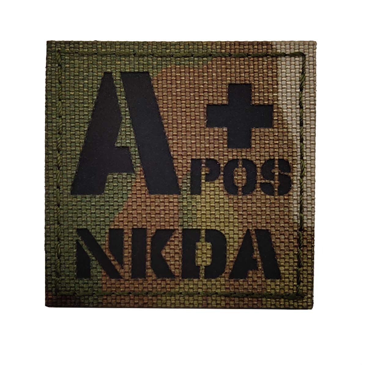 A Positive Blood Type Patch, A POS A+ NKDA Infrared Reflective Medical Patches, Hook and Loop Fastener Backing - 1.97 x 1.97 Inch - Bundle of 3 Pieces - No Known Drug Allergies - Image 9
