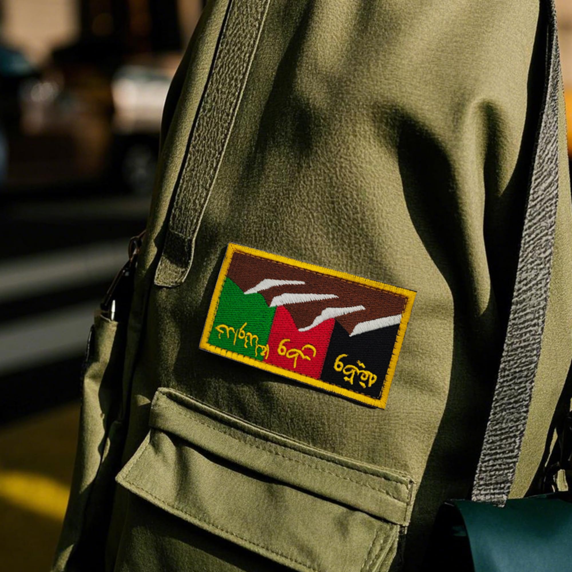 Special Forces Commando Embroidered Patch, Shield Shape with Hook and Loop Backing, Afghan Flag Tactical Clothing Patch, 5.12 x 3.03 Inches, 2 Pack - Image 5