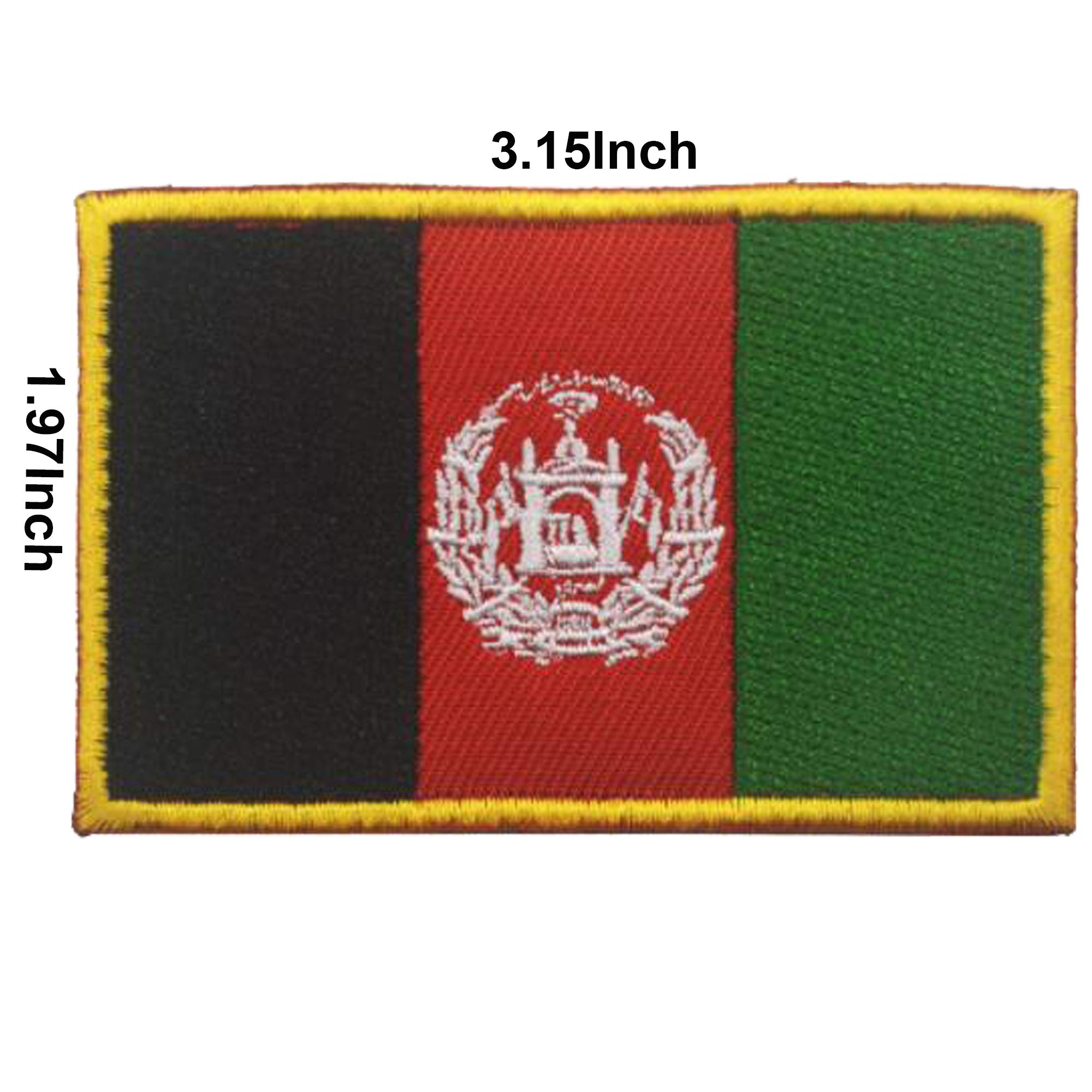 Afghanistan Special Forces Commando Patches Embroidered Tactical Military Morale Badges DIY Appliques Fastener Hook and Loop Backing Embroidery Patch - Image 3