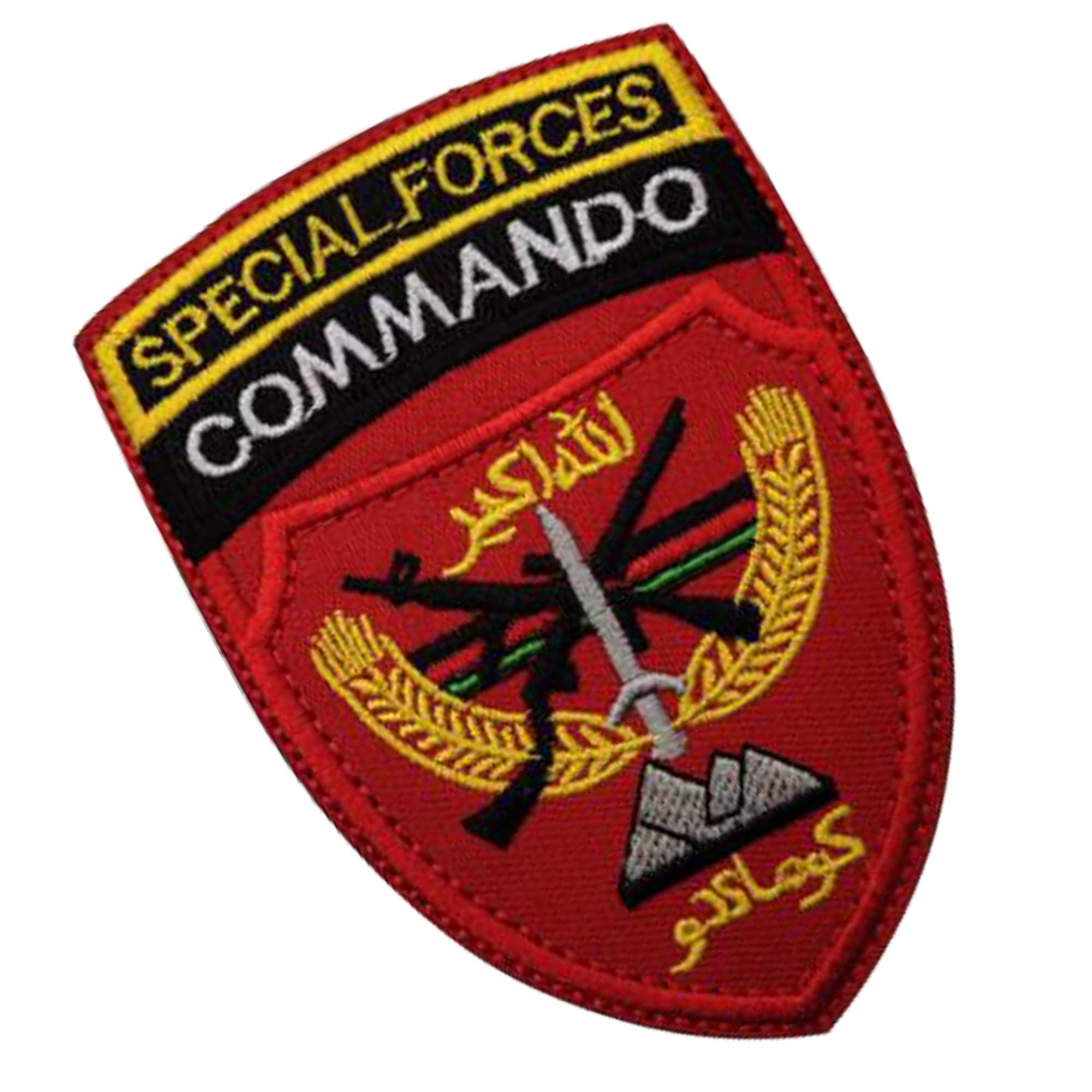 Afghanistan Special Forces Commando Patches Embroidered Tactical Military Morale Badges DIY Appliques Fastener Hook and Loop Backing Embroidery Patch - Image 7