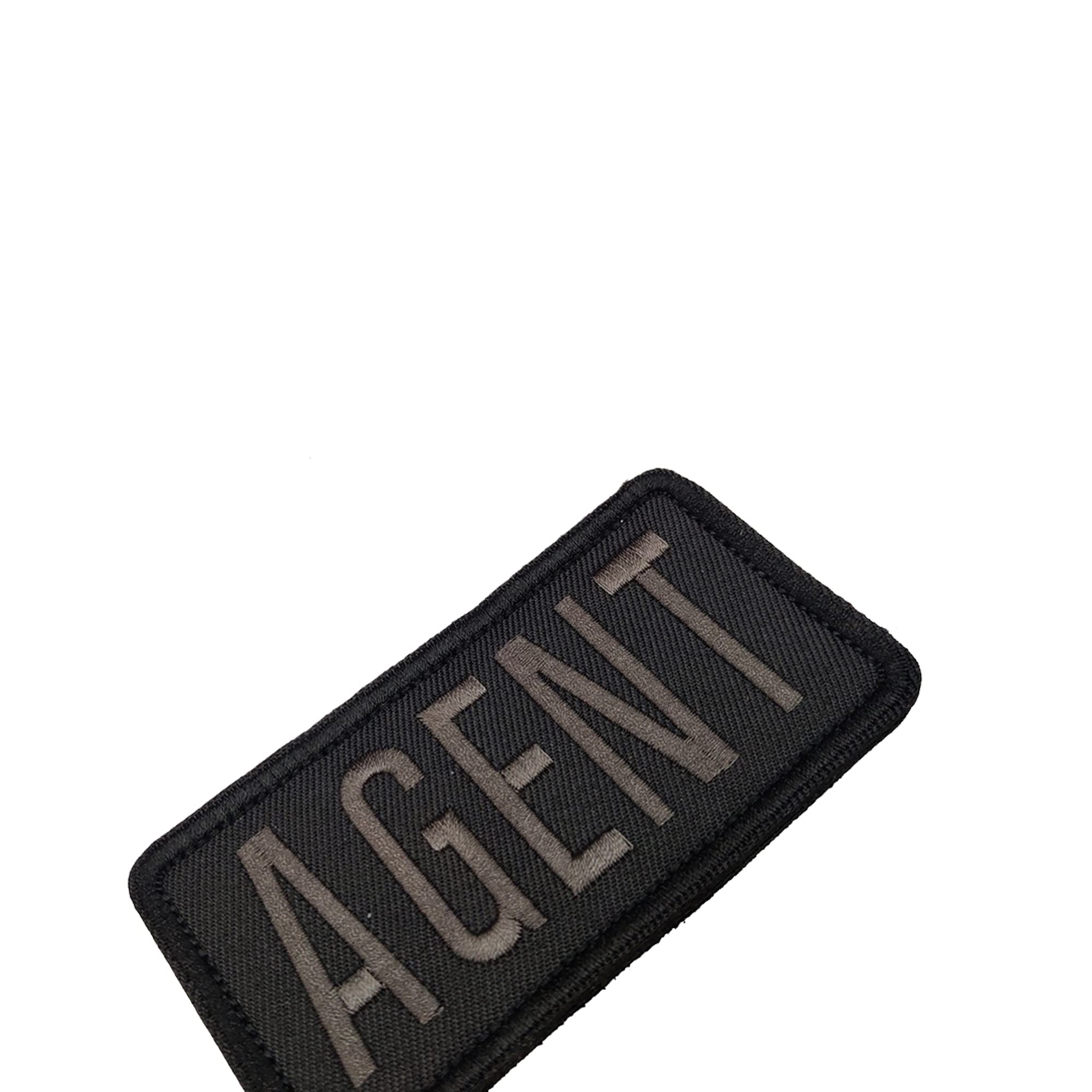 Agent Embroidered Patches Appliques Military Tactical Halloween Cosplay Costume Sewing Applique Emblem Armband Badges for Motorcycle Rider or Bikers Veteran Vest (10x5cm/3.94x1.97Inch) - Image 6
