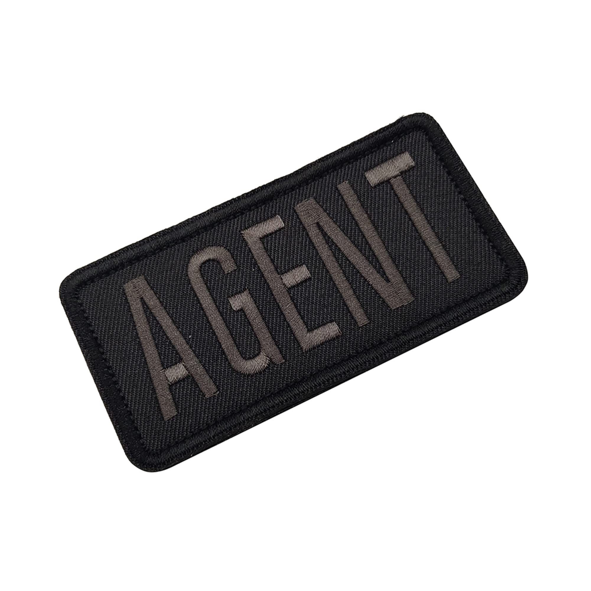 Agent Embroidered Patches Appliques Military Tactical Halloween Cosplay Costume Sewing Applique Emblem Armband Badges for Motorcycle Rider or Bikers Veteran Vest (10x5cm/3.94x1.97Inch) - Image 7