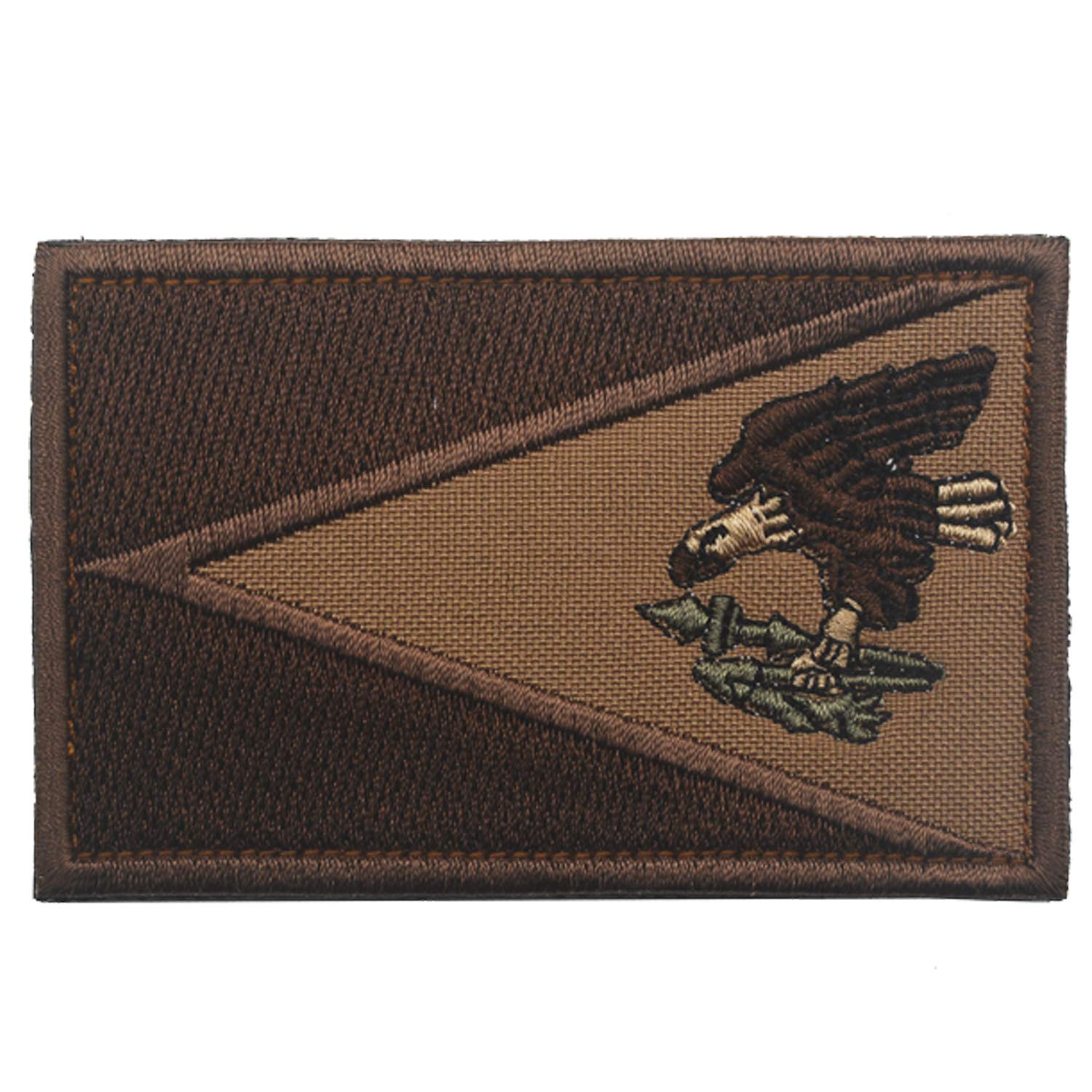 American Samoa of The United States National Flag Embroidered Hook & Loop Patch Tactical Military Morale Emblem Patches Applique Badge 2PCS - Image 4