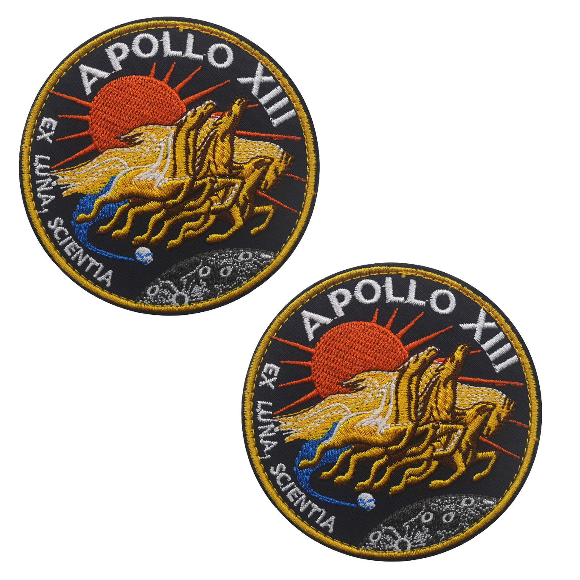 Apollo Mission Patch Set Apollo1,7,8,9,10,11,12,13,14,15,16,17, Space Embroidered Patches,60th Anniversary Logo, DIY Embroidered Patch Costume Applique Badge Set - Image 2