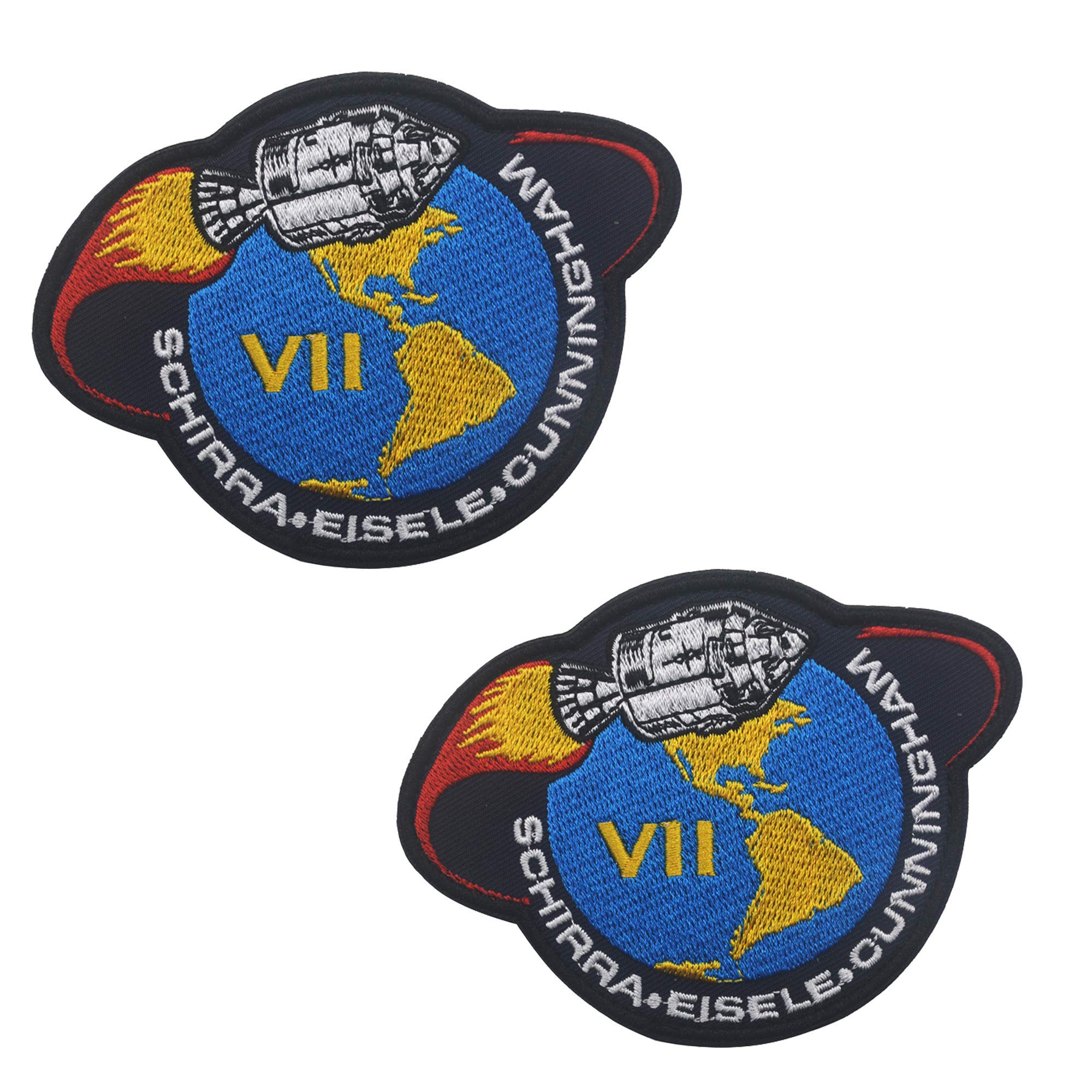 Apollo Mission Patch Set Apollo1,7,8,9,10,11,12,13,14,15,16,17, Space Embroidered Patches,60th Anniversary Logo, DIY Embroidered Patch Costume Applique Badge Set - Image 3