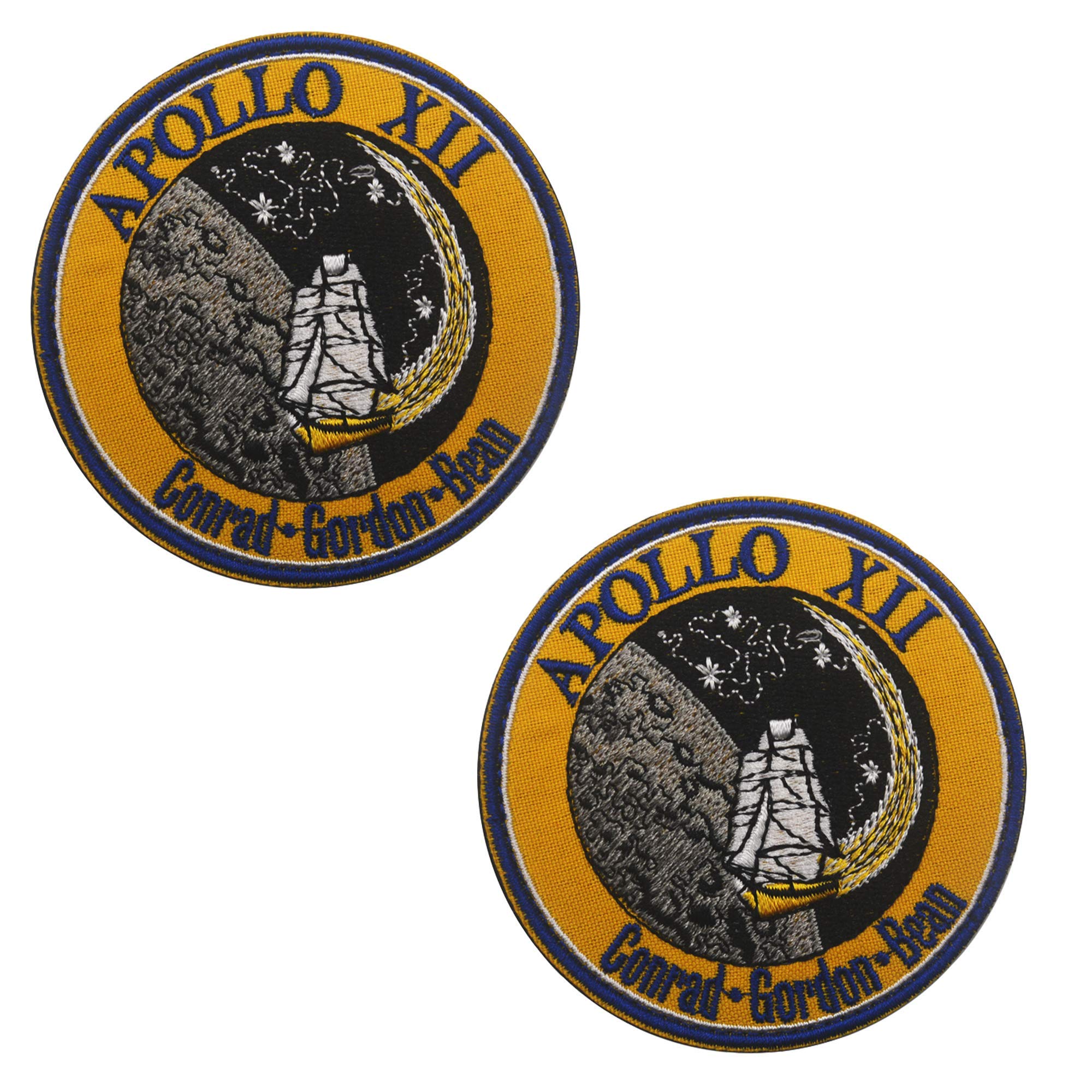 Apollo Mission Patch Set Apollo1,7,8,9,10,11,12,13,14,15,16,17, Space Embroidered Patches,60th Anniversary Logo, DIY Embroidered Patch Costume Applique Badge Set - Image 7