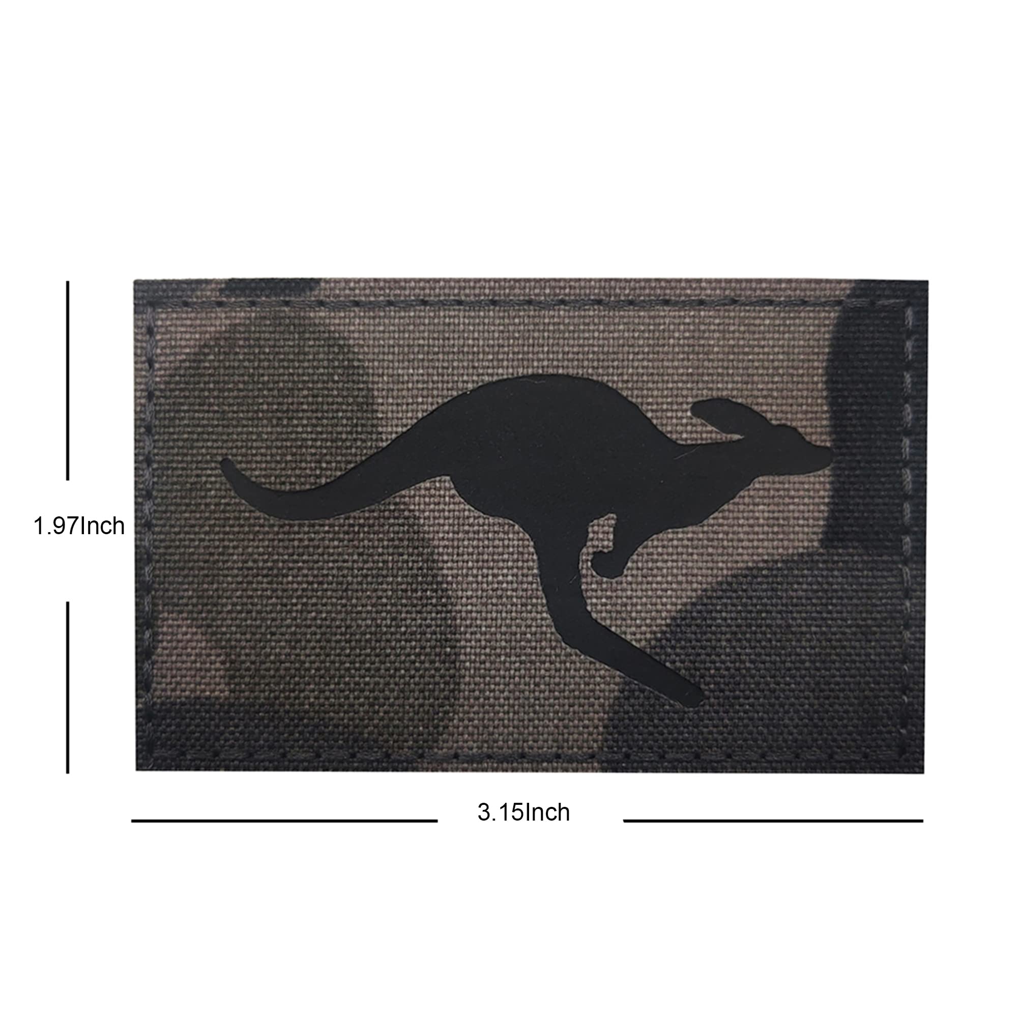 Australian Kangaroo Flag Infrared Reflective Applique Patches Australian Flags Patch Tactical Military Emblem Armband Badges - Image 8