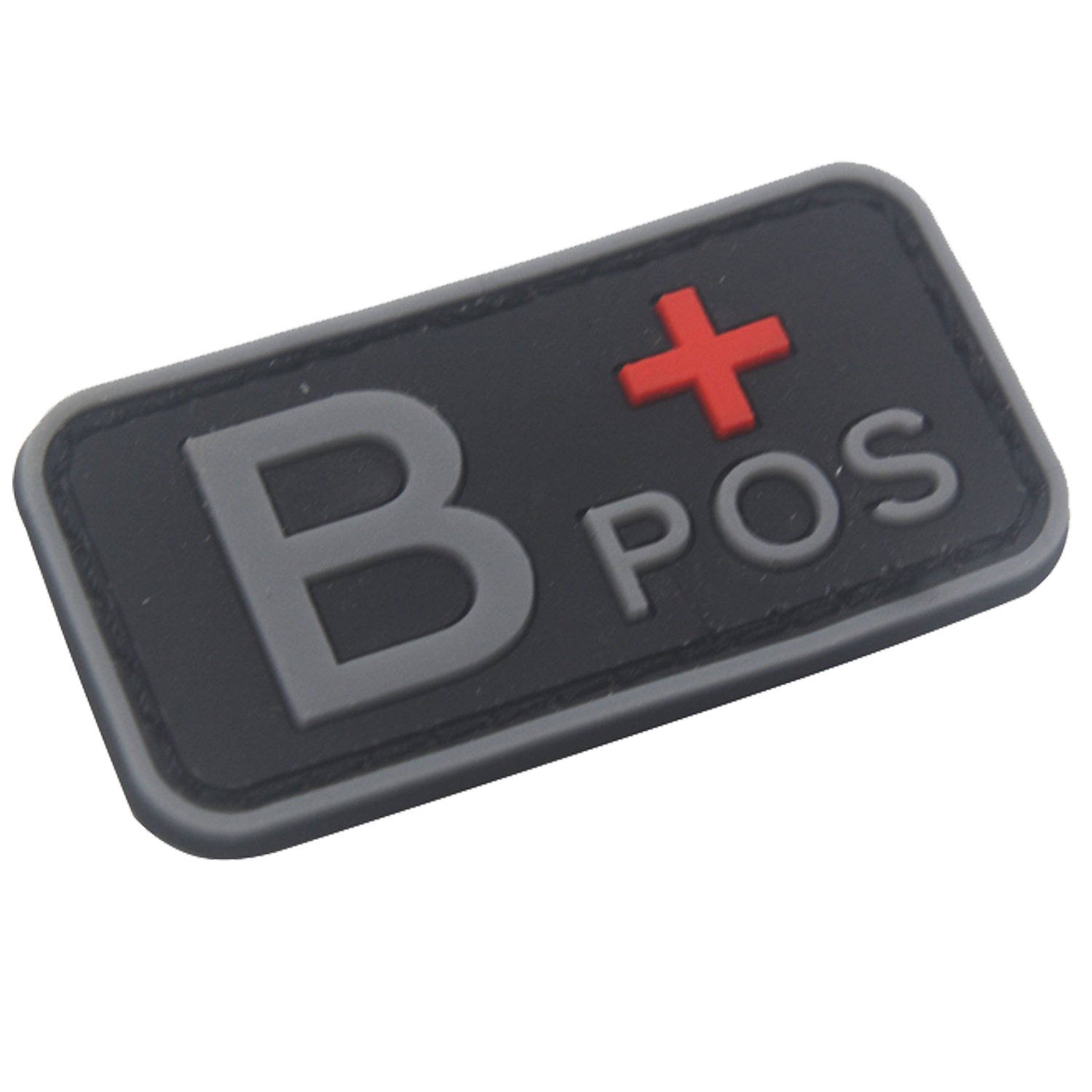 Blood Type Patch Kit B Pos, Tactical Type B Positive 3D PVC Rubber Fastener Patches, 1.97 X 0.98 Inch Sized, Bundle 4 Pieces. - Image 7