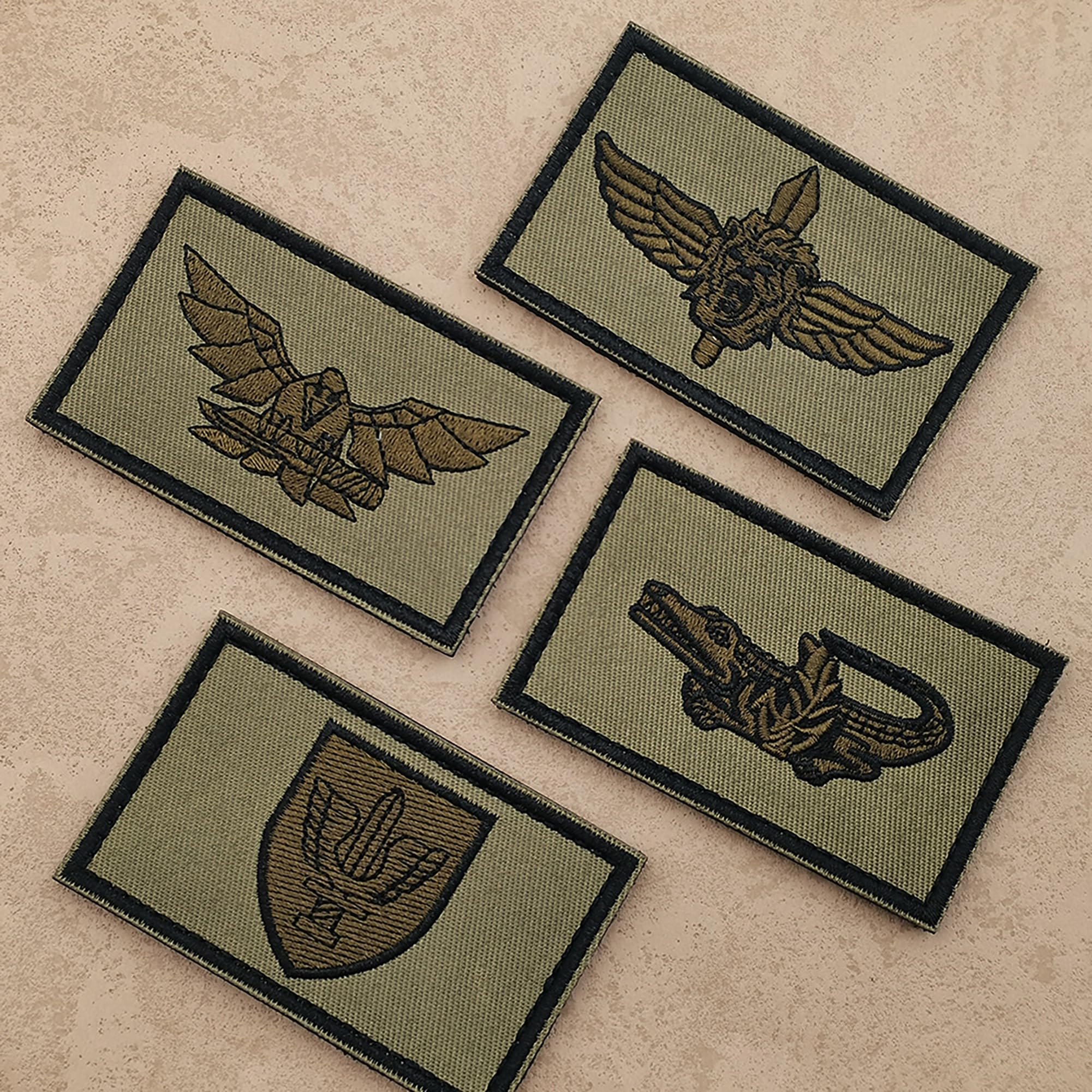 Brigade Israeli Army Embroidered Appliques Patches, Israel Tactical Military Hook and Loop Fastener Backing Patch Tactical Badges for Clothes, Jackets, Jeans, Backpacks, Hats - Image 8