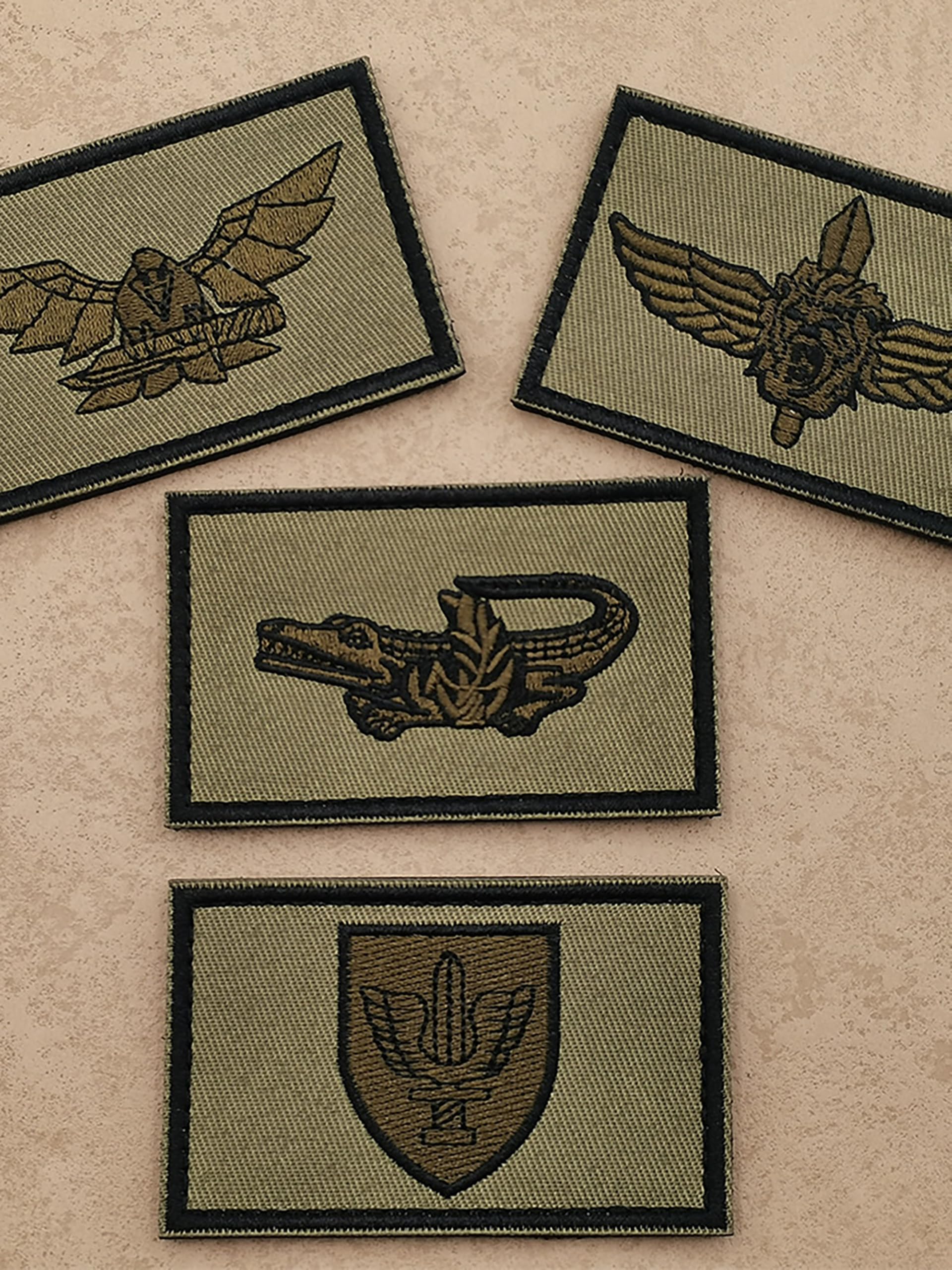 Brigade Israeli Army Embroidered Appliques Patches, Israel Tactical Military Hook and Loop Fastener Backing Patch Tactical Badges for Clothes, Jackets, Jeans, Backpacks, Hats - Image 9