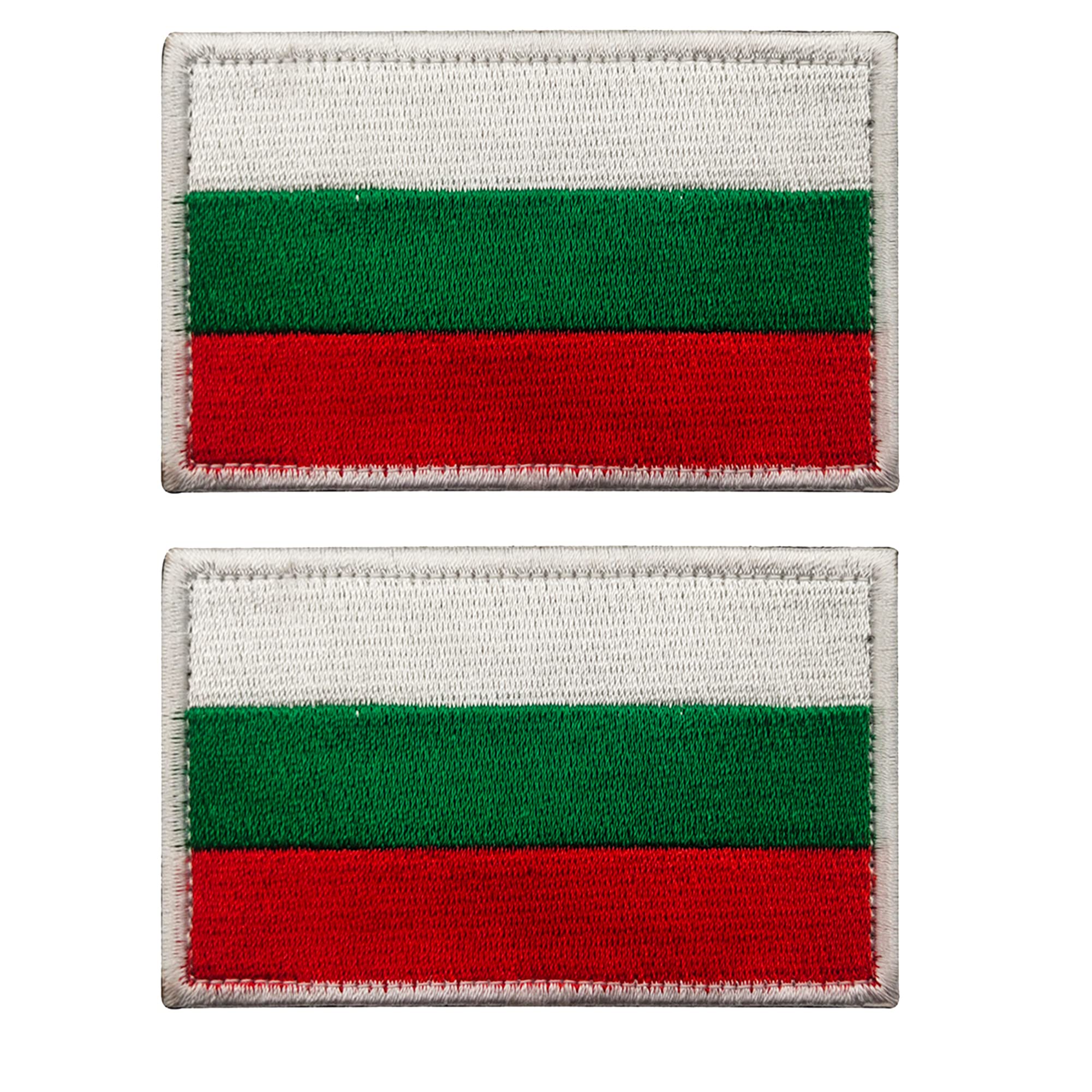 Bulgaria Flag Embroidered Appliqué Patches Bulgarian Fabric Applique Patches actical Military Morale Combat Armband Badges