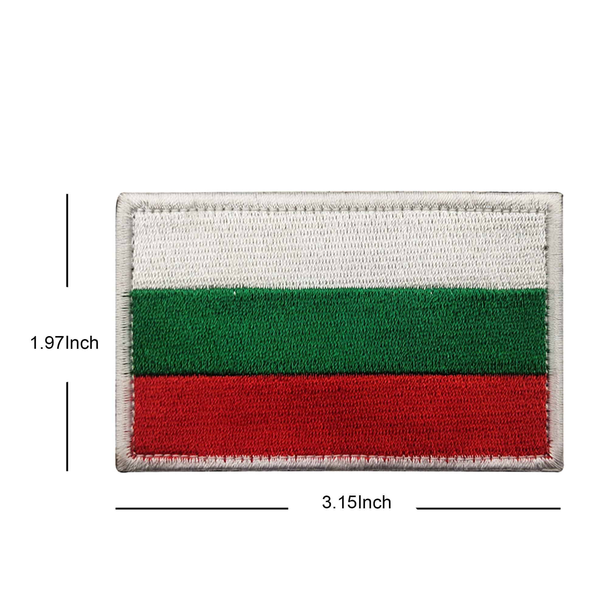 Bulgaria Flag Embroidered Appliqué Patches Bulgarian Fabric Applique Patches actical Military Morale Combat Armband Badges - Image 3