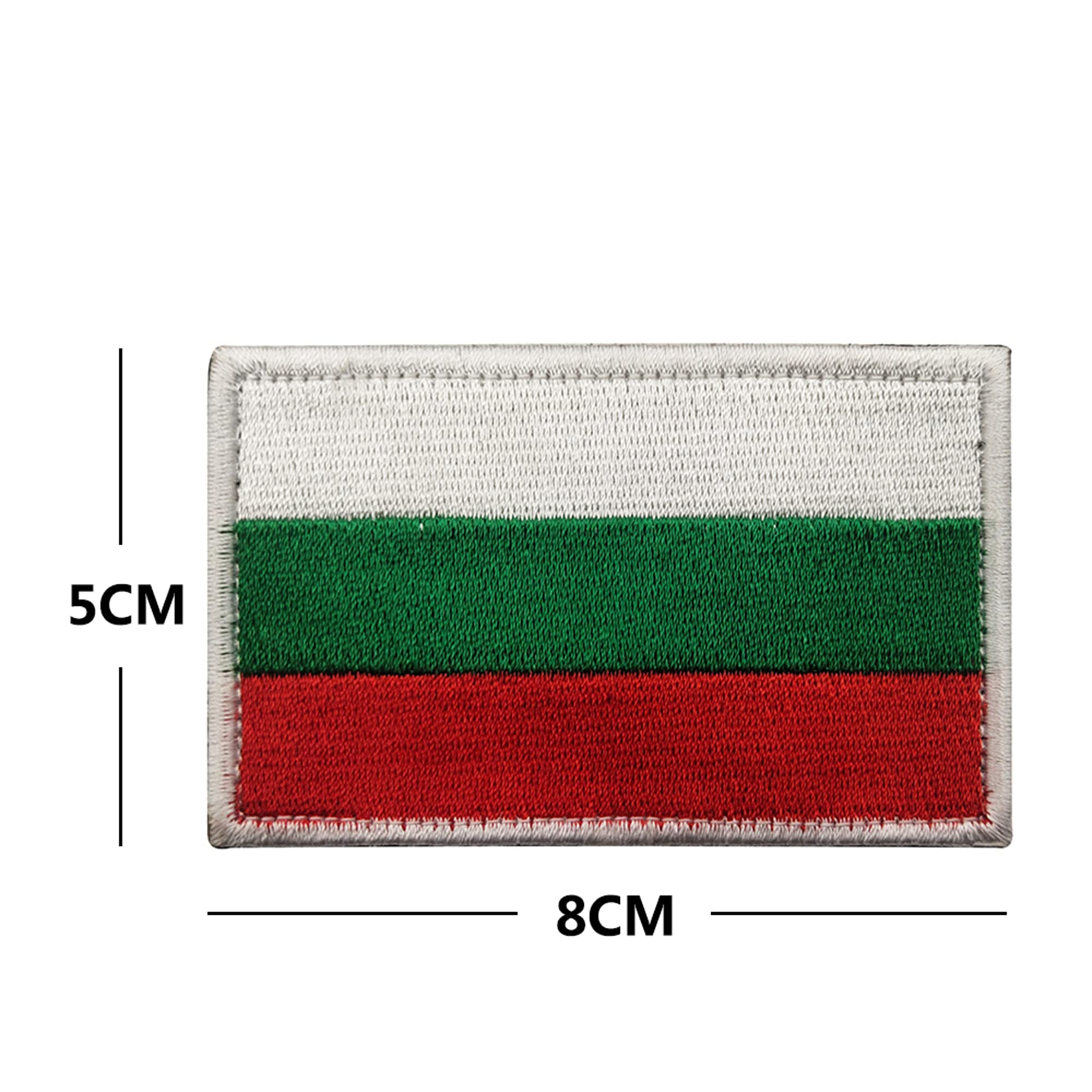 Bulgaria Flag Embroidered Appliqué Patches Bulgarian Fabric Applique Patches actical Military Morale Combat Armband Badges - Image 4