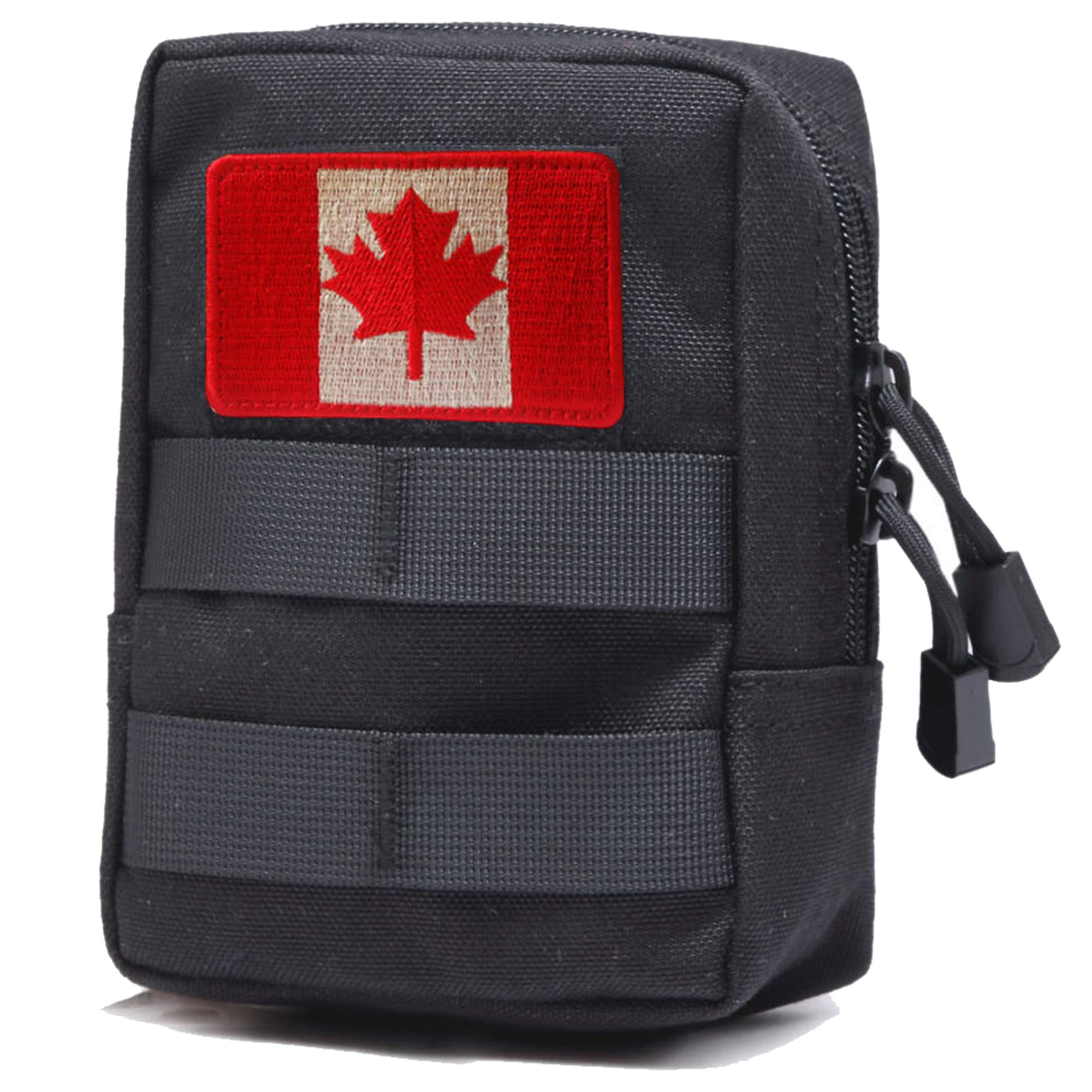 Canada Flag Full Embroidered Patch Canadian Maple Leaf National Emblem Tactical Patch Hook & Loop Backing 3.15 x 1.97 Inch - Image 7