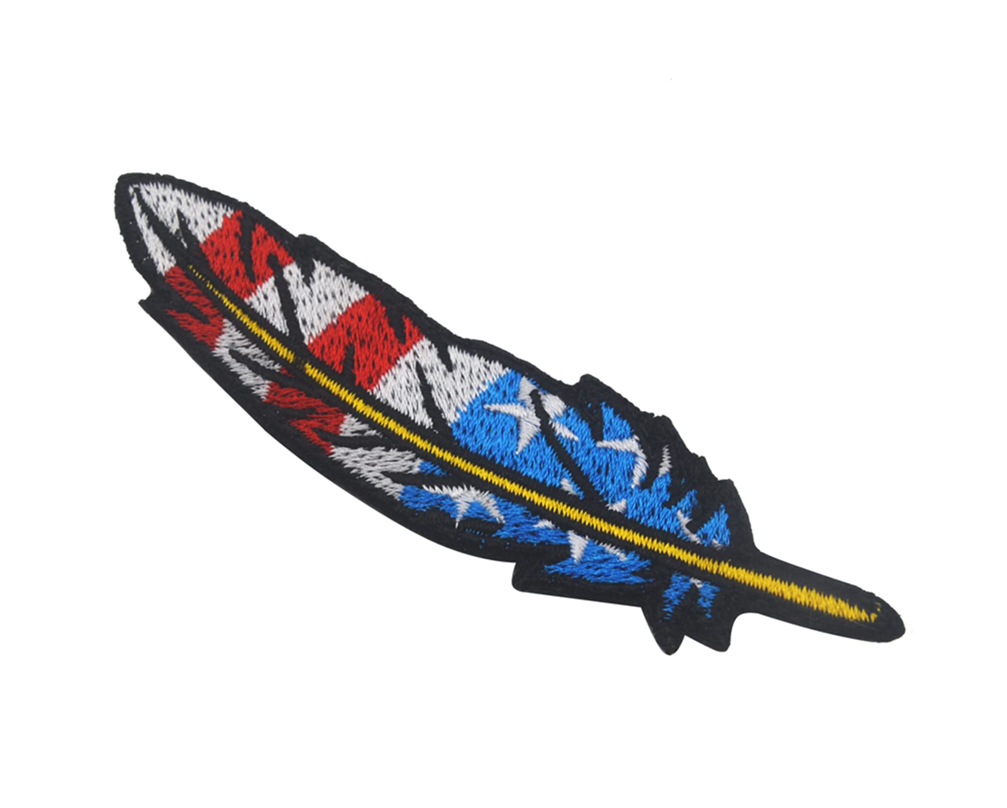 Colorful Feathers American Flag Patch The United States US Flags USA Embroidered Fabric Applique Patches Tactical Military Morale Combat Armband Badges - Image 5