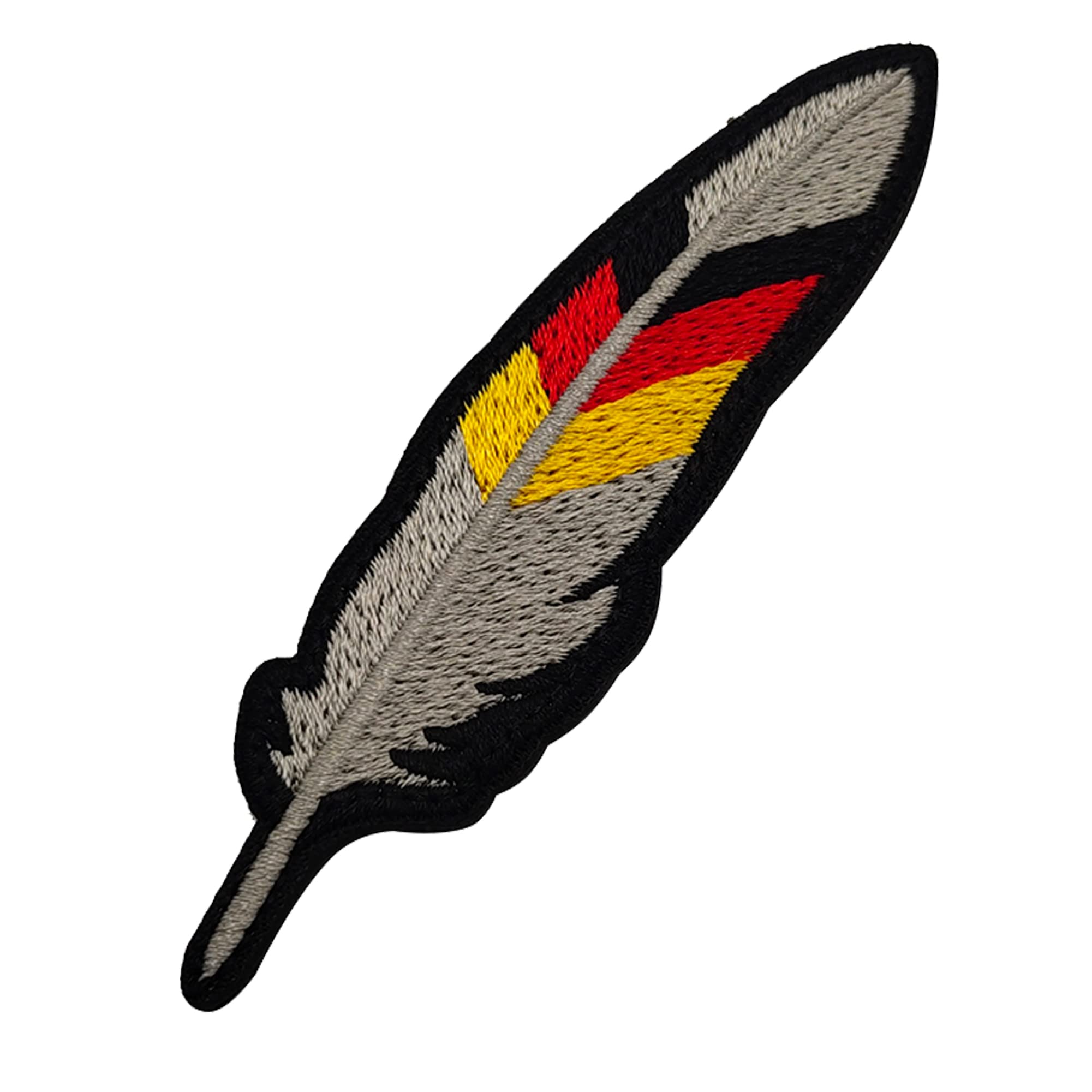 Colorful Feathers Germany Flag Patch Applique German Embroidered Fabric Patches Tactical Military Morale Combat Armband Badges - Image 5