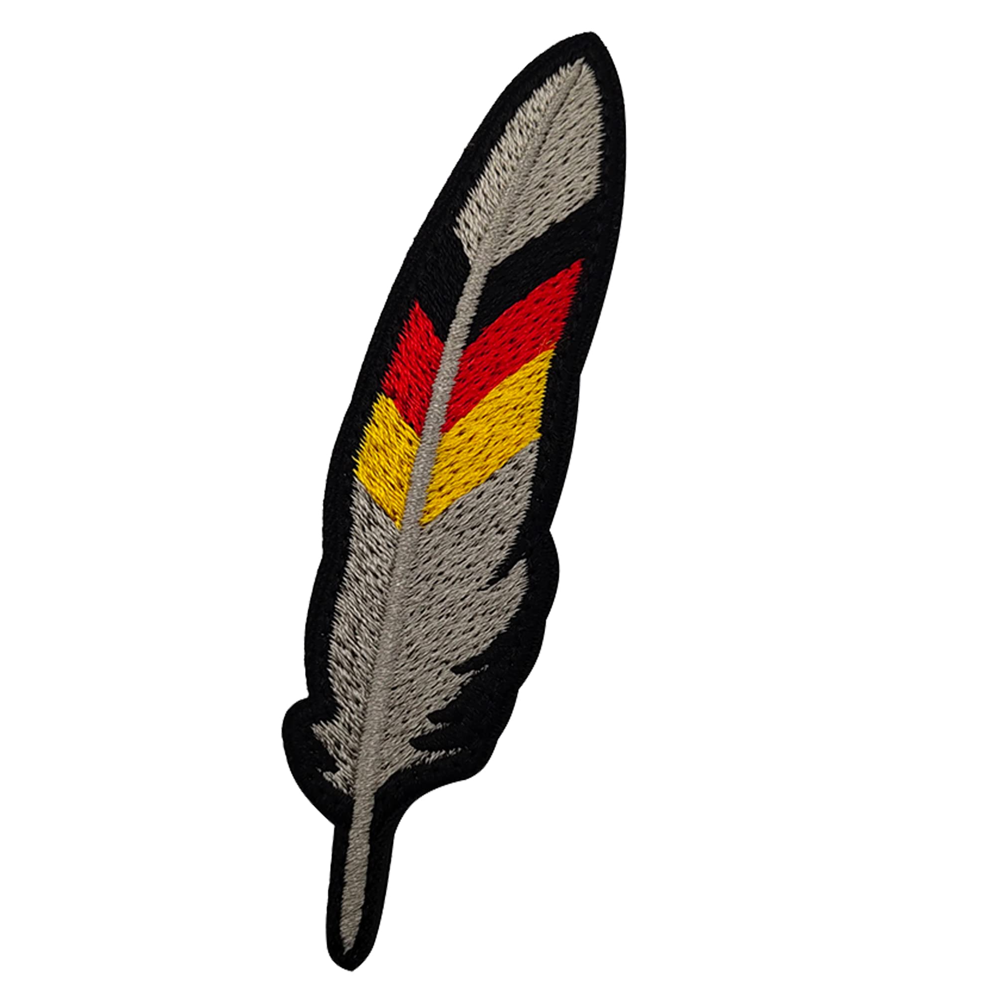 Colorful Feathers Germany Flag Patch Applique German Embroidered Fabric Patches Tactical Military Morale Combat Armband Badges - Image 6
