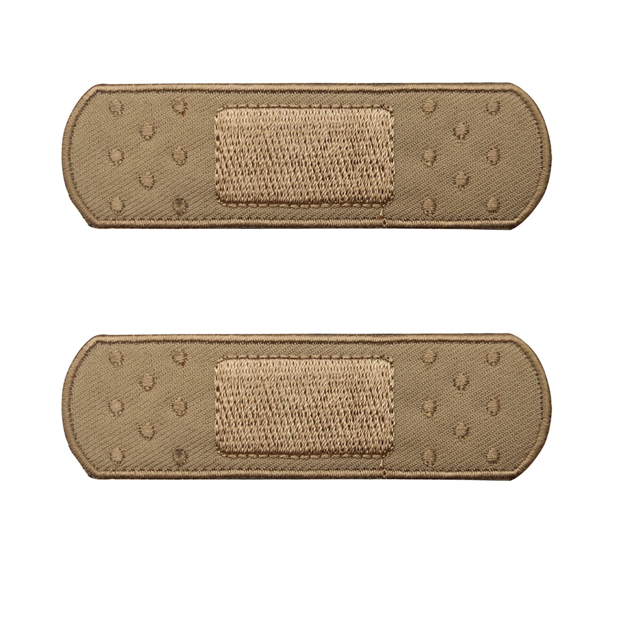 Cute Bandage Appliques Patches, Band Aid Funny Fabric Embroidered Applique Patches, Tactical Armband Emblem Badges Hook and Loop Fastener Backing Sewing Repair Patches for Jackets, Jeans, Clothes