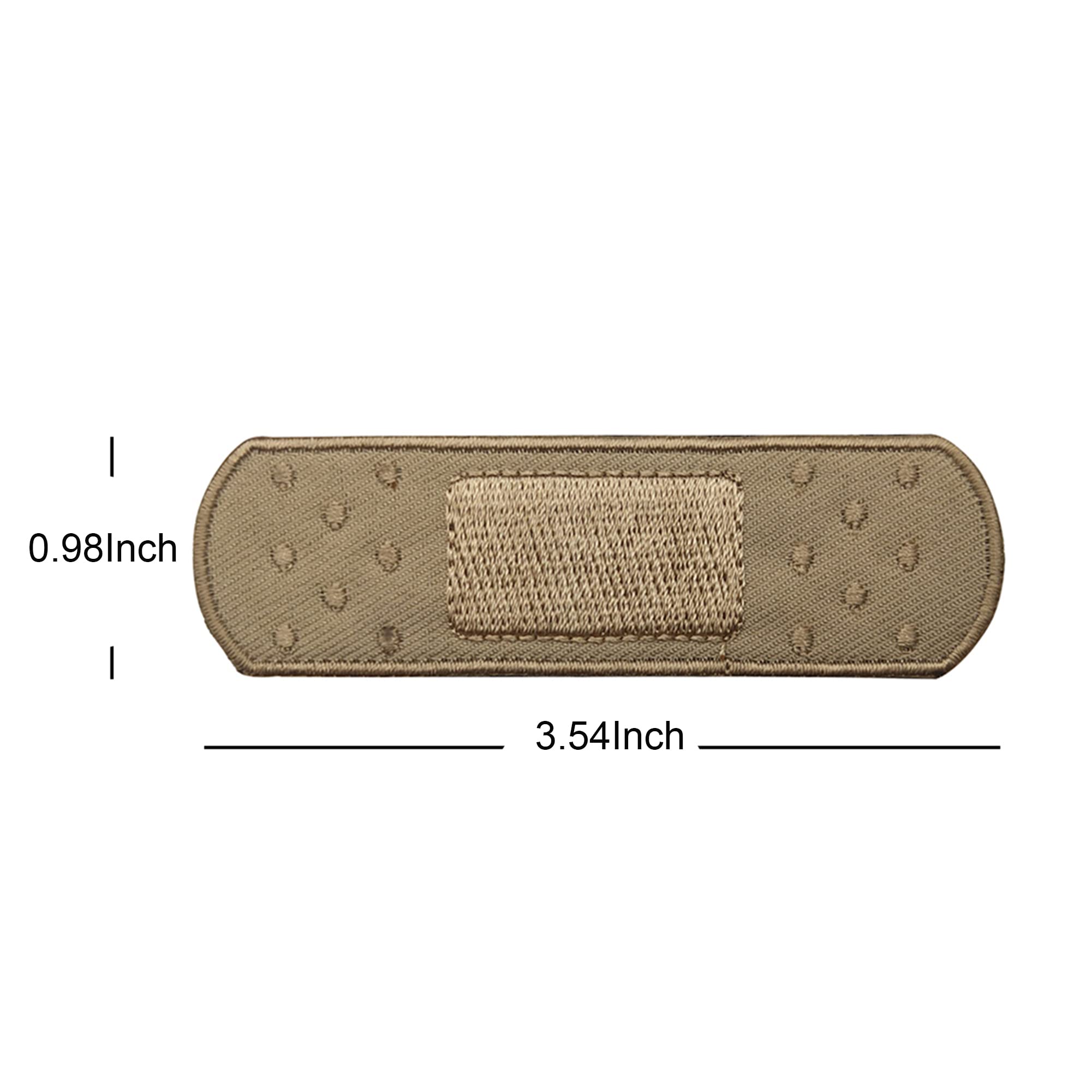 Cute Bandage Appliques Patches, Band Aid Funny Fabric Embroidered Applique Patches, Tactical Armband Emblem Badges Hook and Loop Fastener Backing Sewing Repair Patches for Jackets, Jeans, Clothes - Image 5