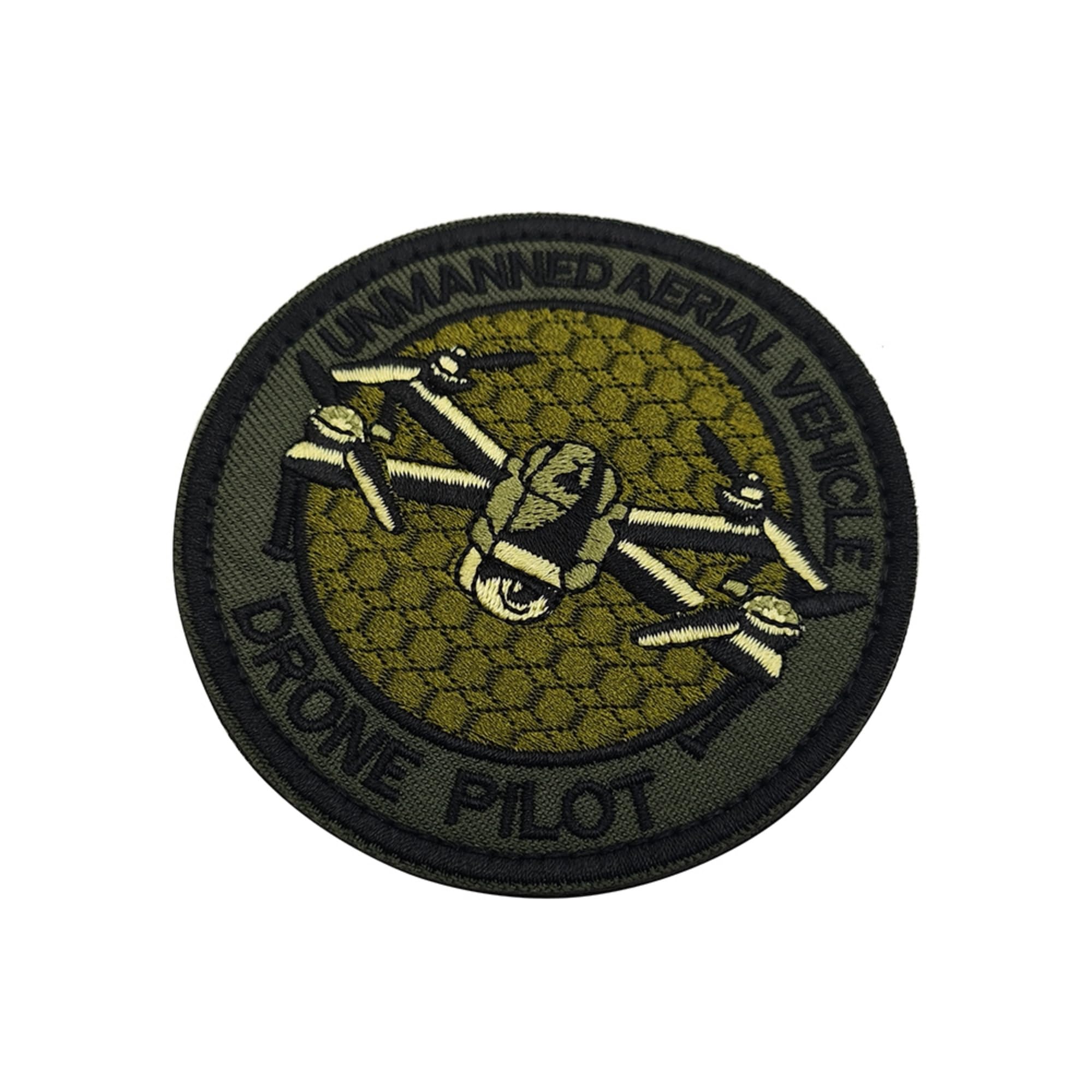 Drone Pilot Embroidered Appliques Patches, 3.15 Inch, Hook and Loop Backing, Navy Blue, 2-Pack - Image 5