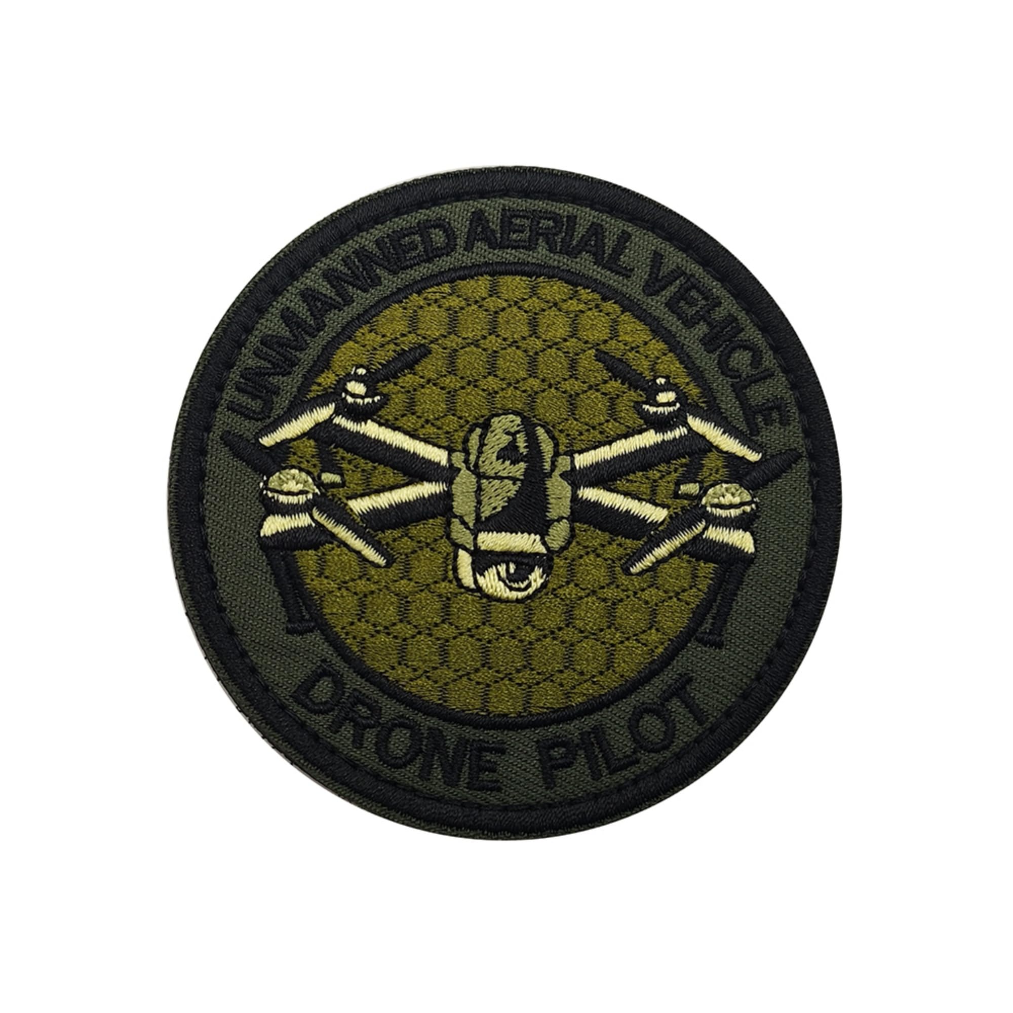 Drone Pilot Embroidered Appliques Patches, 3.15 Inch, Hook and Loop Backing, Navy Blue, 2-Pack - Image 6