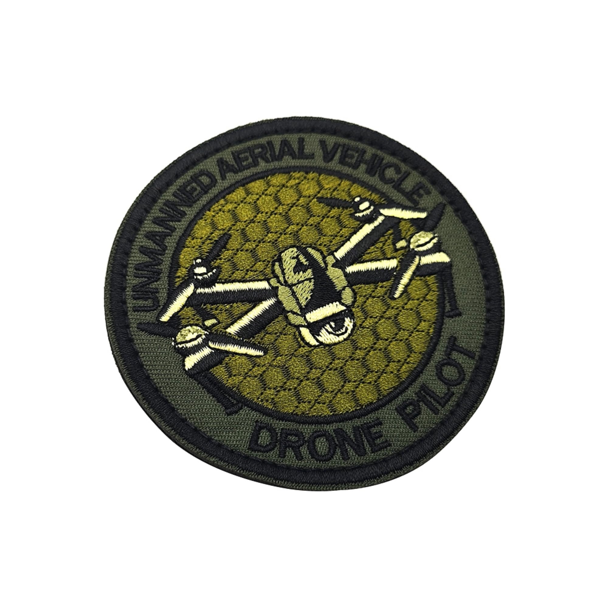 Drone Pilot Embroidered Appliques Patches, 3.15 Inch, Hook and Loop Backing, Navy Blue, 2-Pack - Image 7