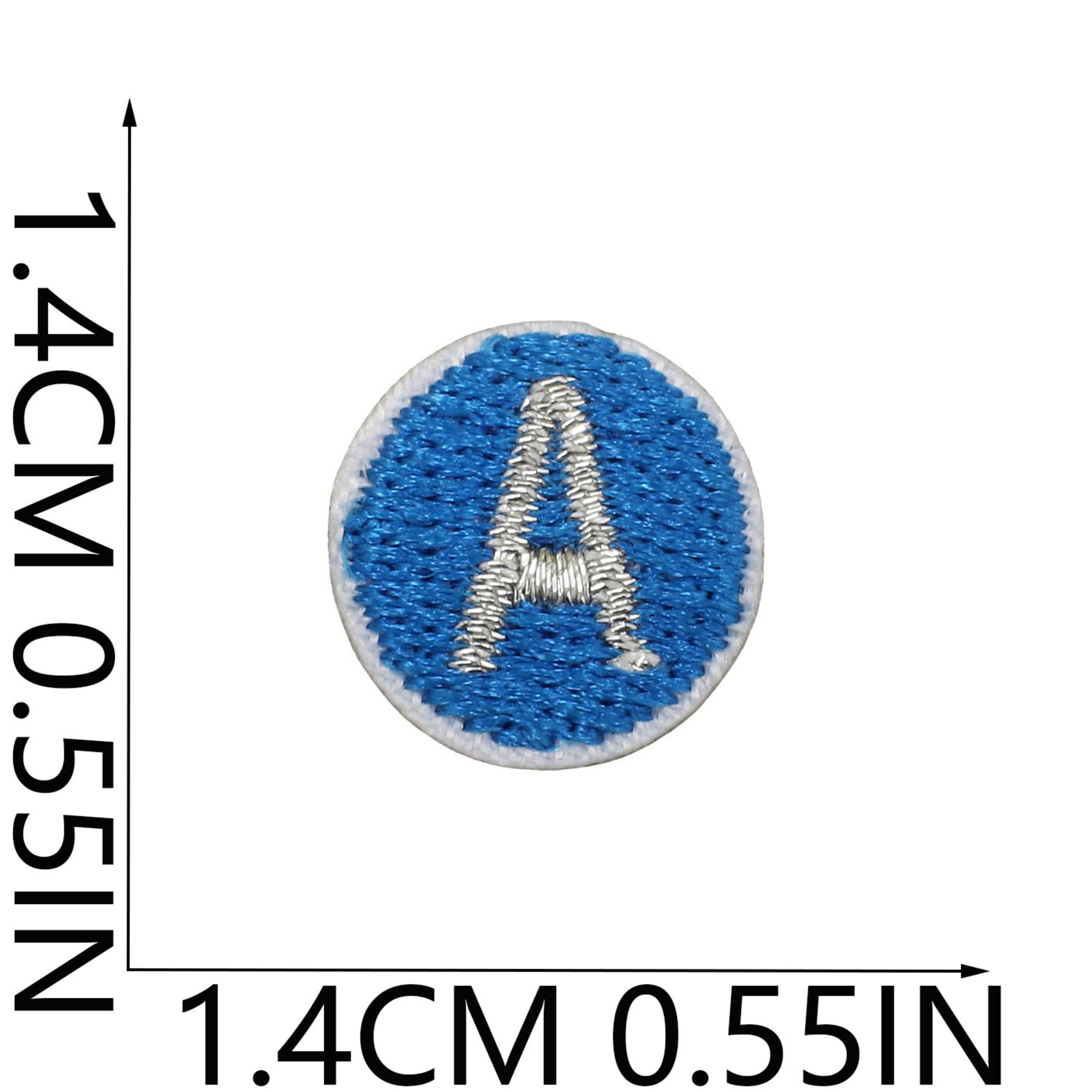 Embroidered Iron on Alphabet Letter Patches Appliques, DIY Decorative Appliques with Heart and Star Shapes, Colorful A-Z Alphabet Set - Image 5