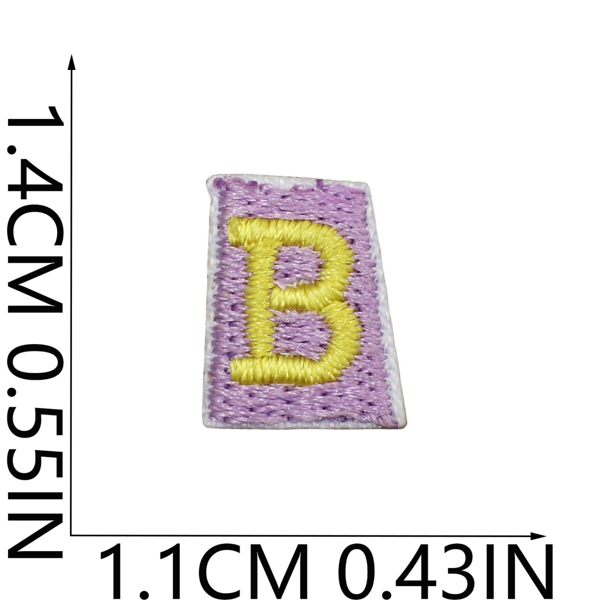Embroidered Iron on Alphabet Letter Patches Appliques, DIY Decorative Appliques with Heart and Star Shapes, Colorful A-Z Alphabet Set - Image 6