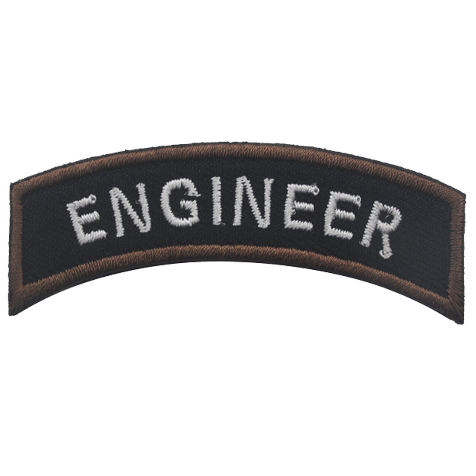 Engineer Text USA Arm Tactical Military Embroidery Badge Hook and Loop Fastener Patch 2.76" x 0.79" Bubble of 2 - Image 3